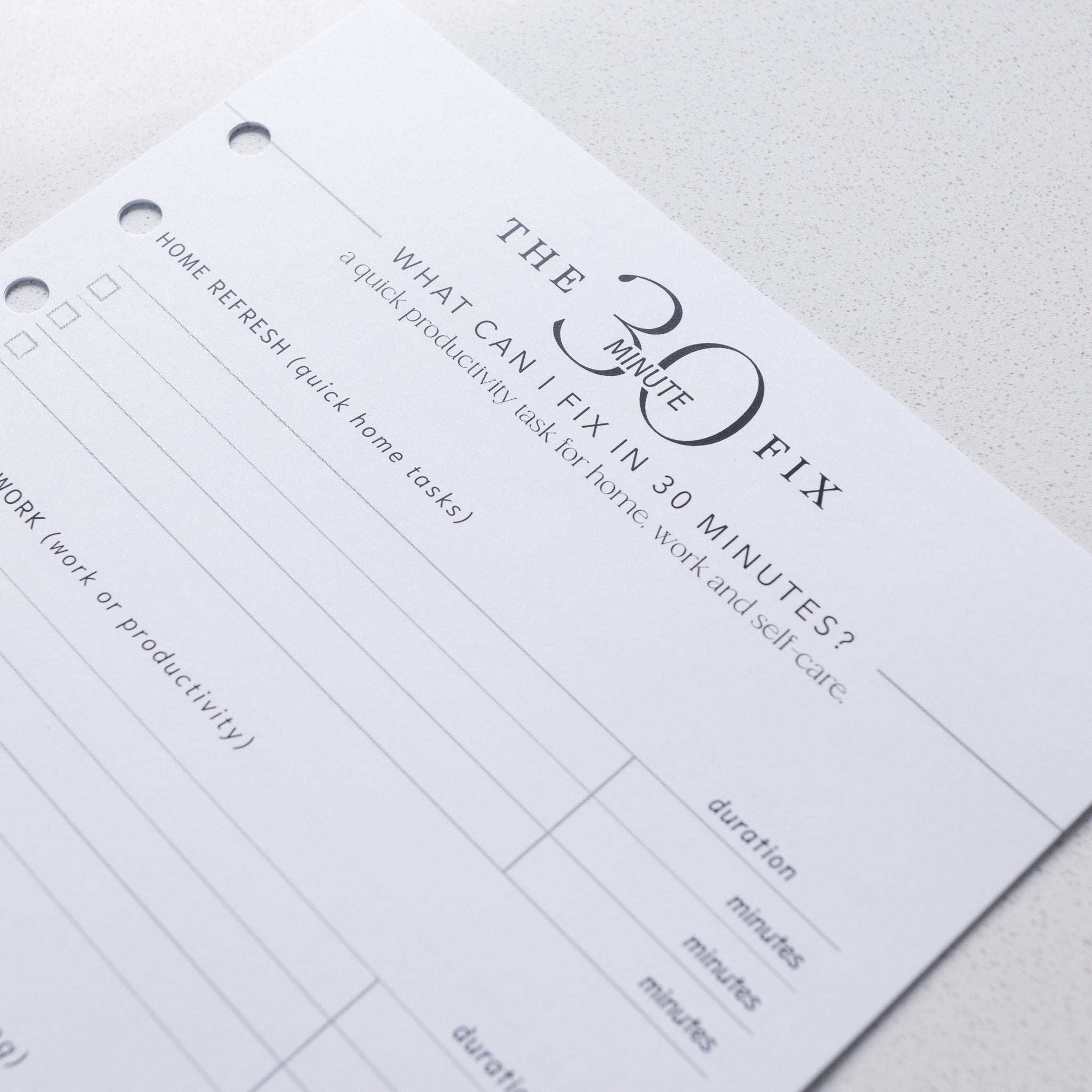 Productivity Insert Bundle