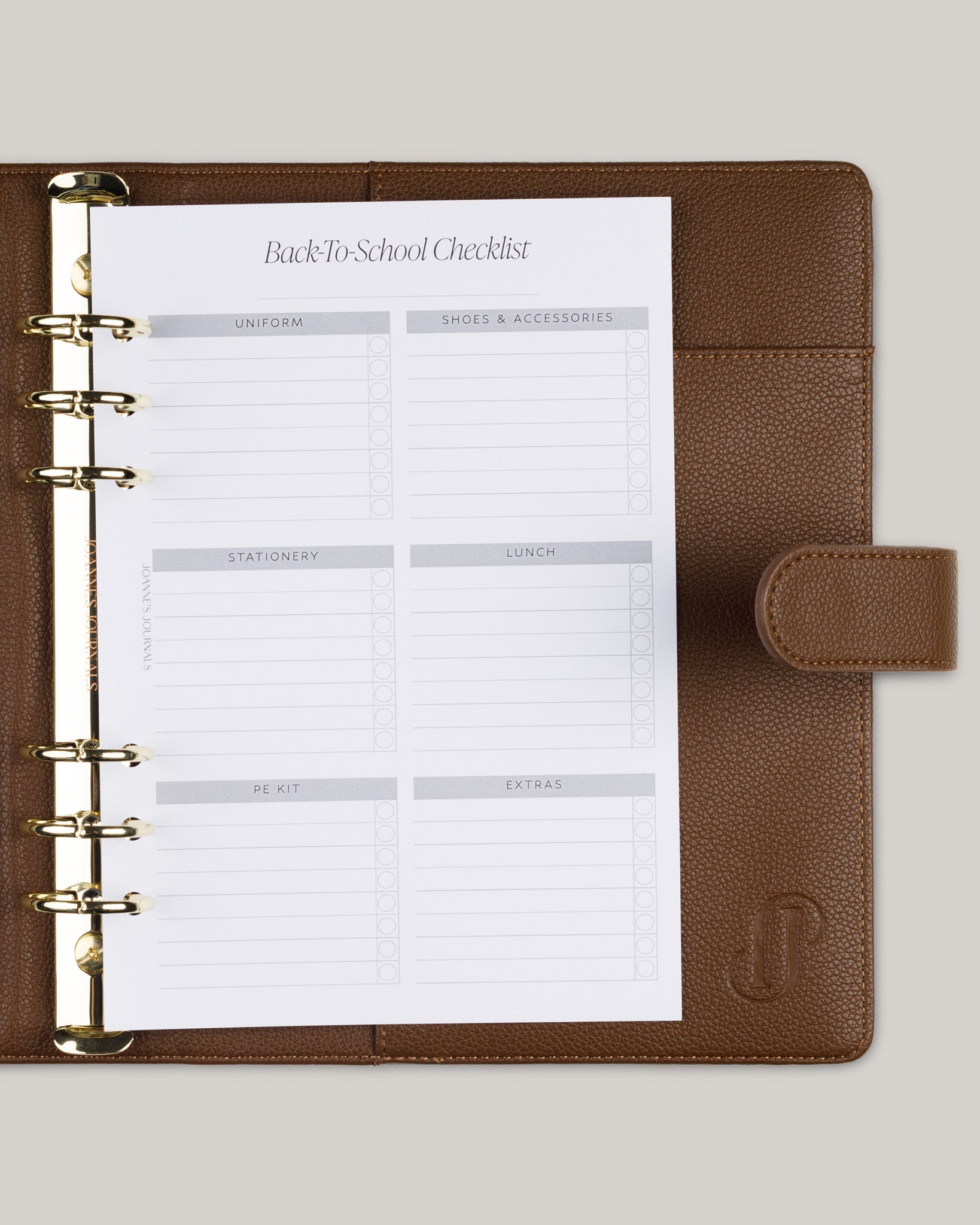 Back-To-School Checklist