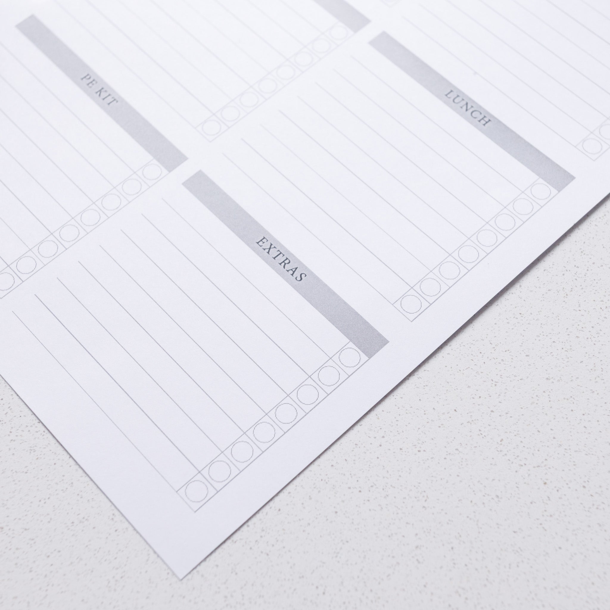 Back-To-School Checklist