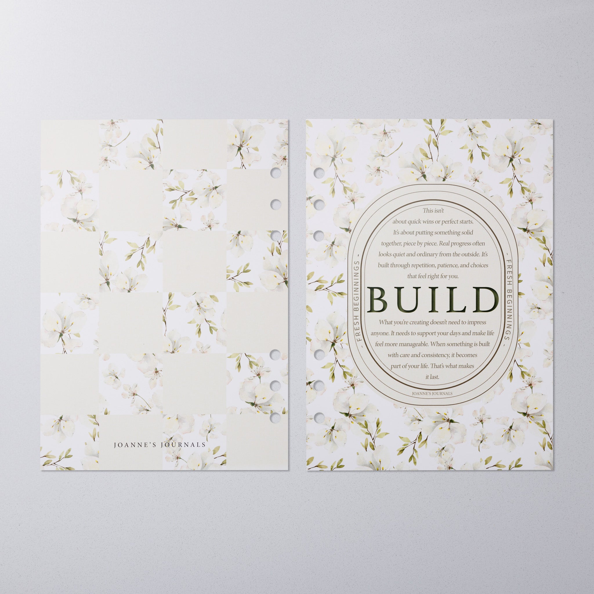 Fresh Beginnings- Dashboard