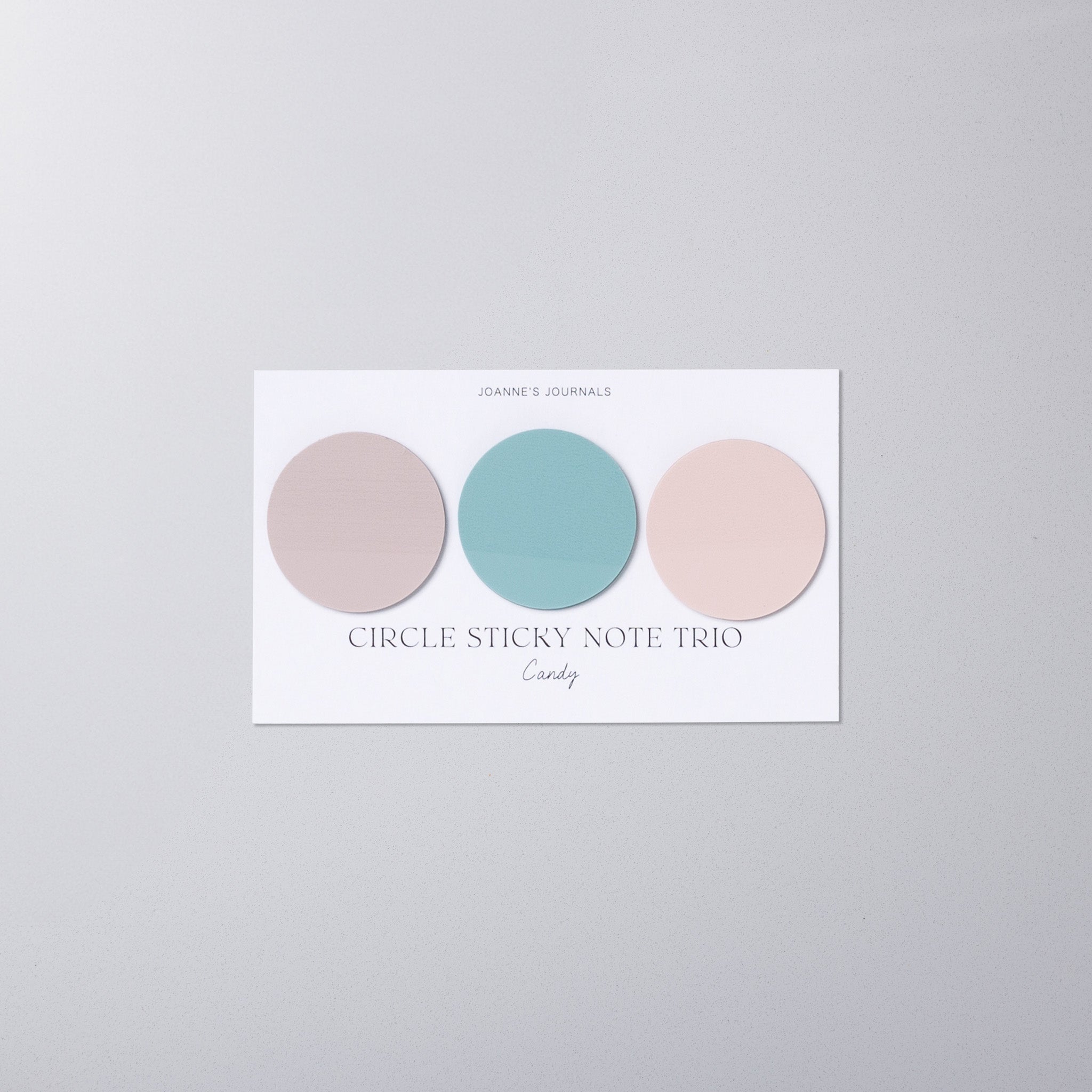 Circle Sticky Note Trio