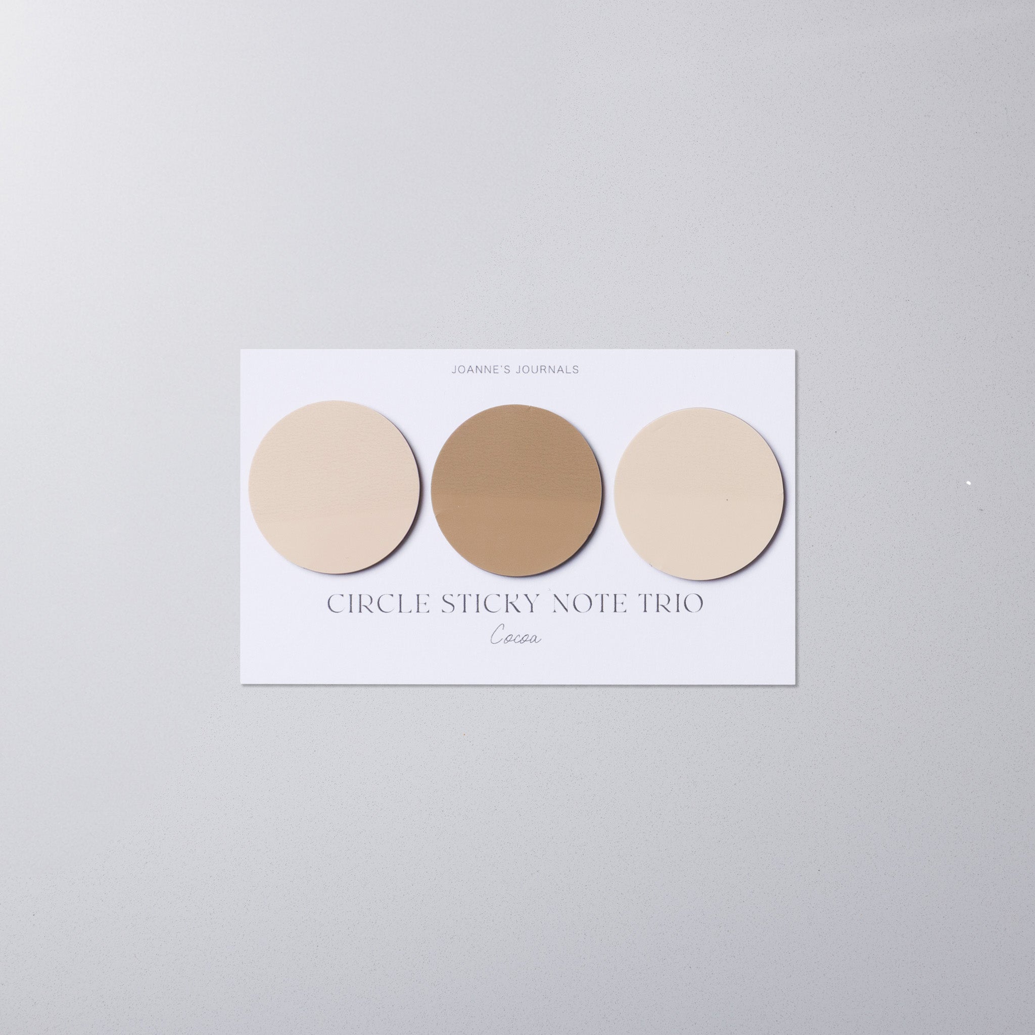 Circle Sticky Note Trio