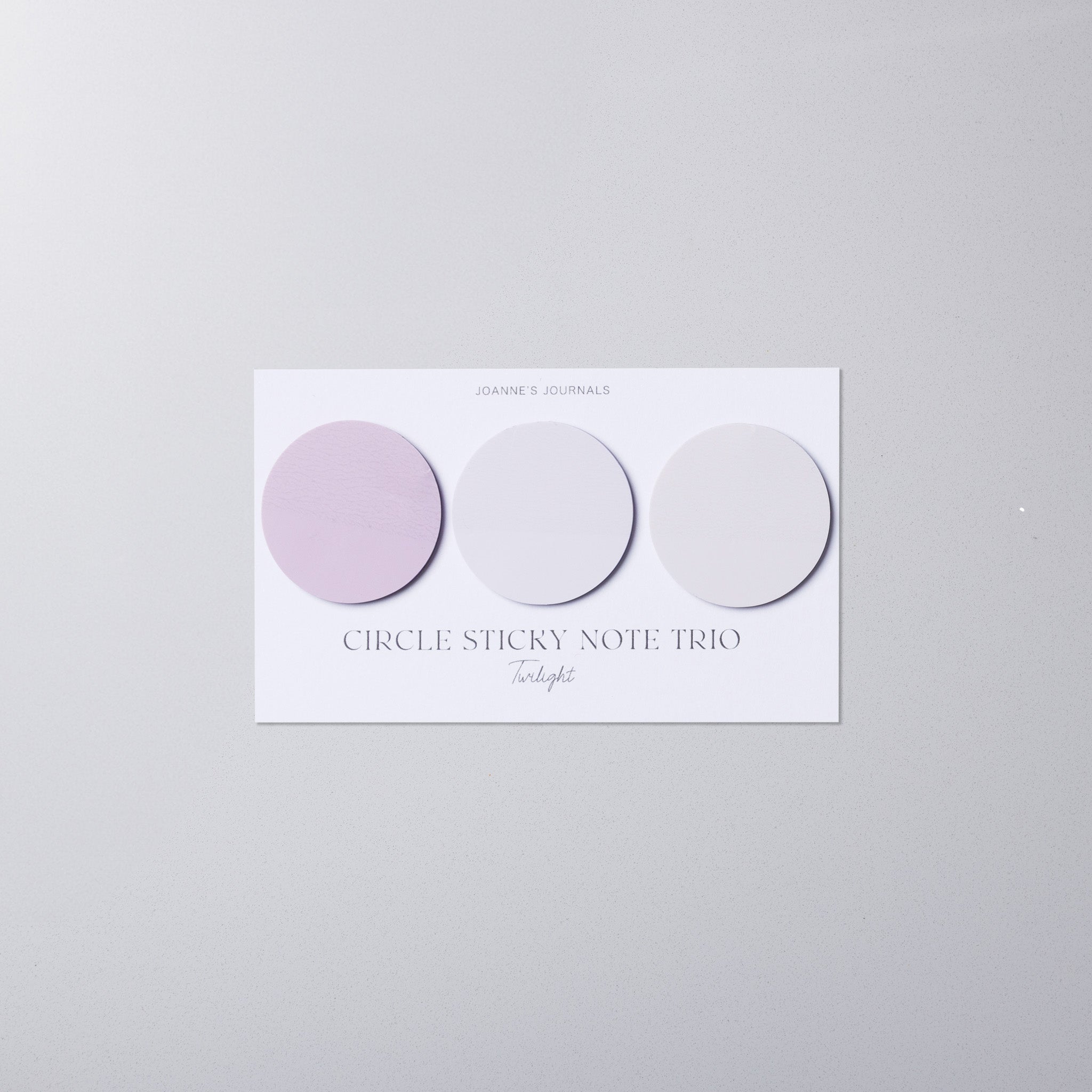 Circle Sticky Note Trio