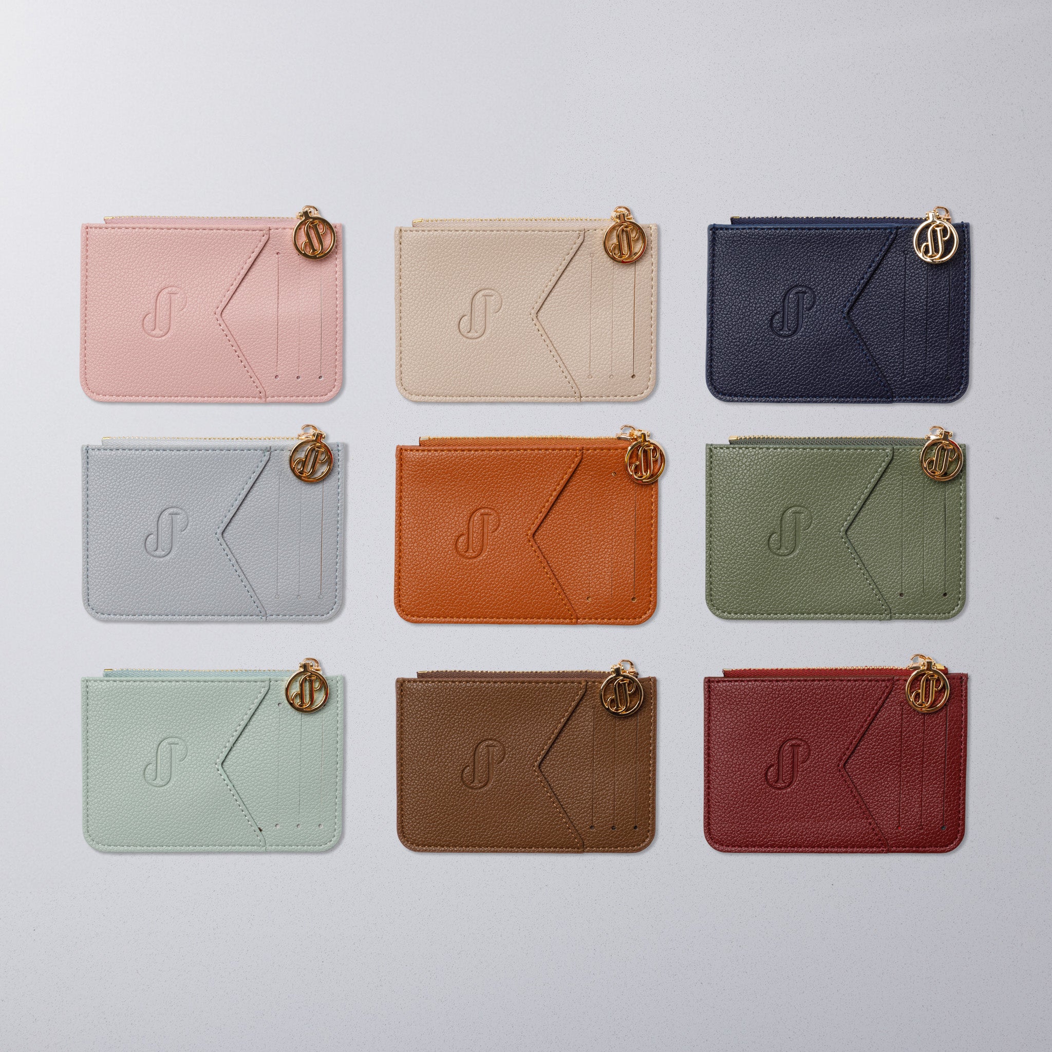 ジュンCARDHOLDER CUSHION MAGNETPLUSHKEYRING Luxe Zip Cardholder
