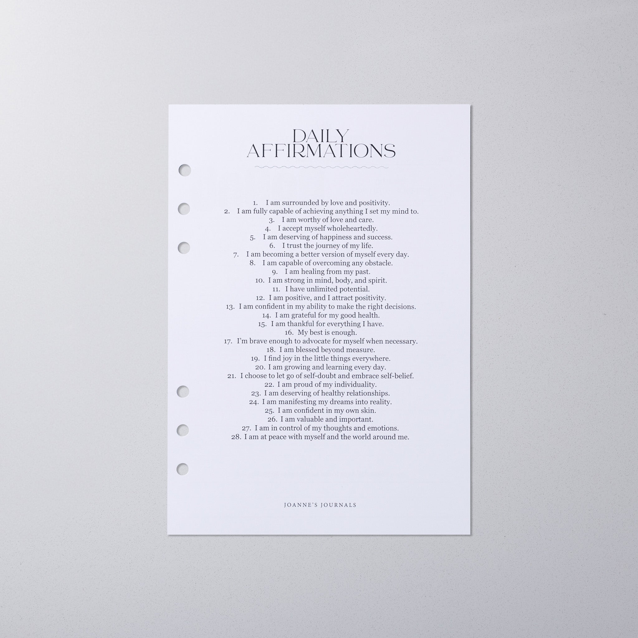 Daily Gratitude & Reflections