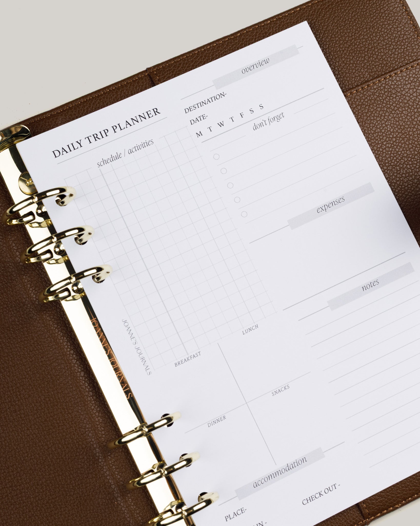 Daily Trip Planner