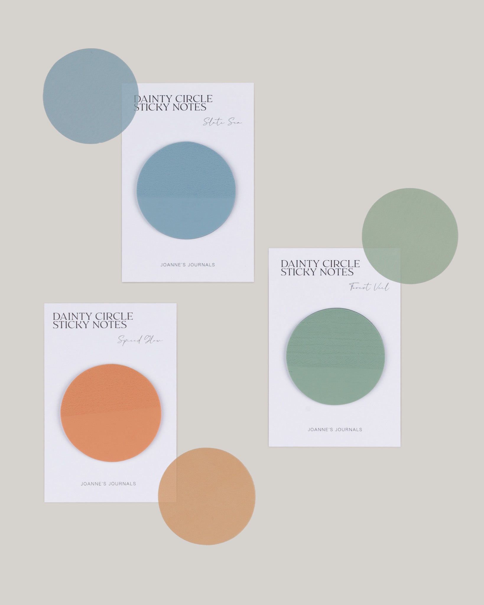 Dainty Circle Sticky Notes