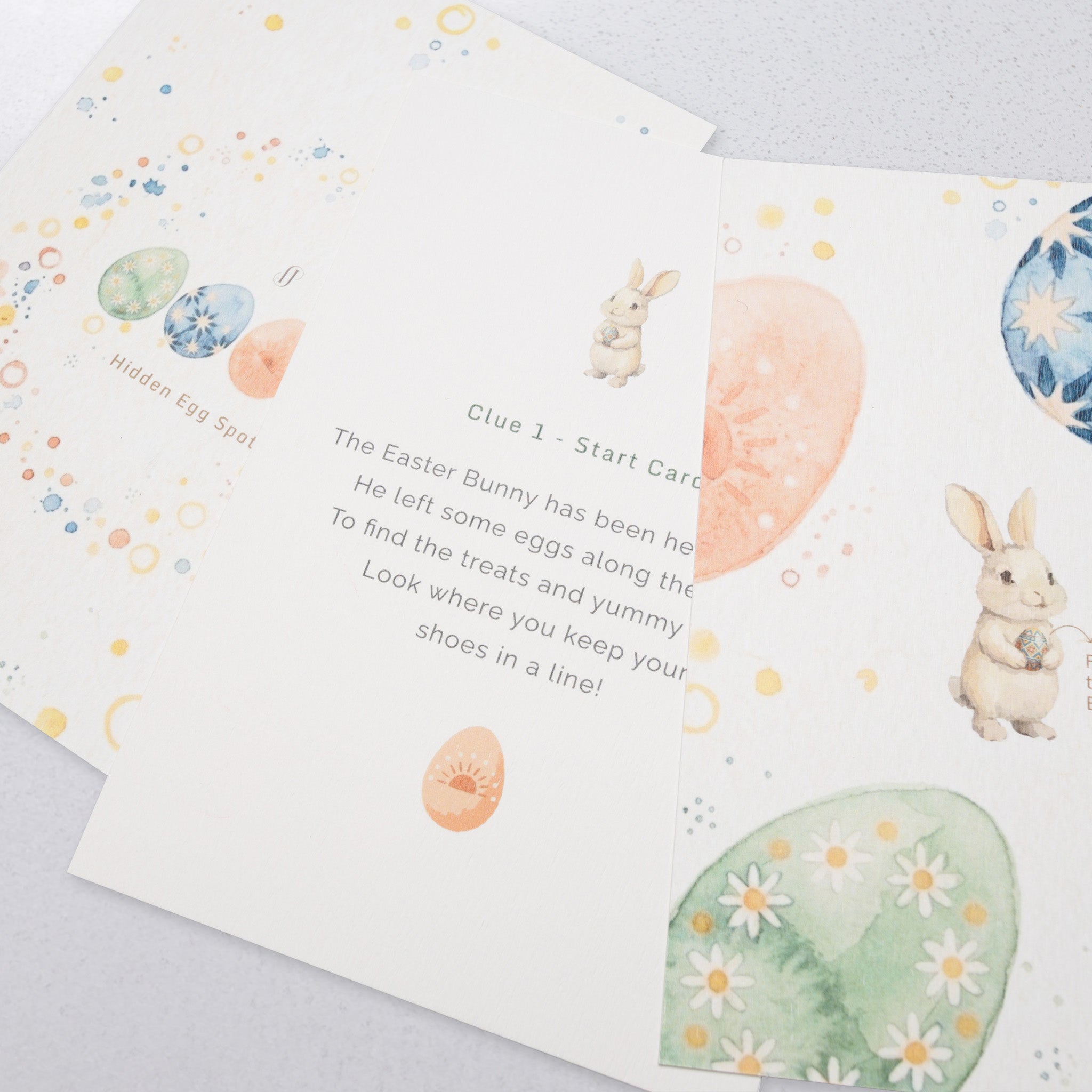 The Easter Bunny’s Egg Hunt Adventure – Letter & Clue Card Kit