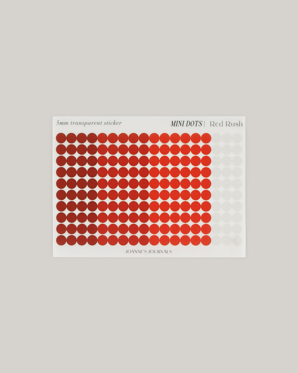 Mini Dot Stickers