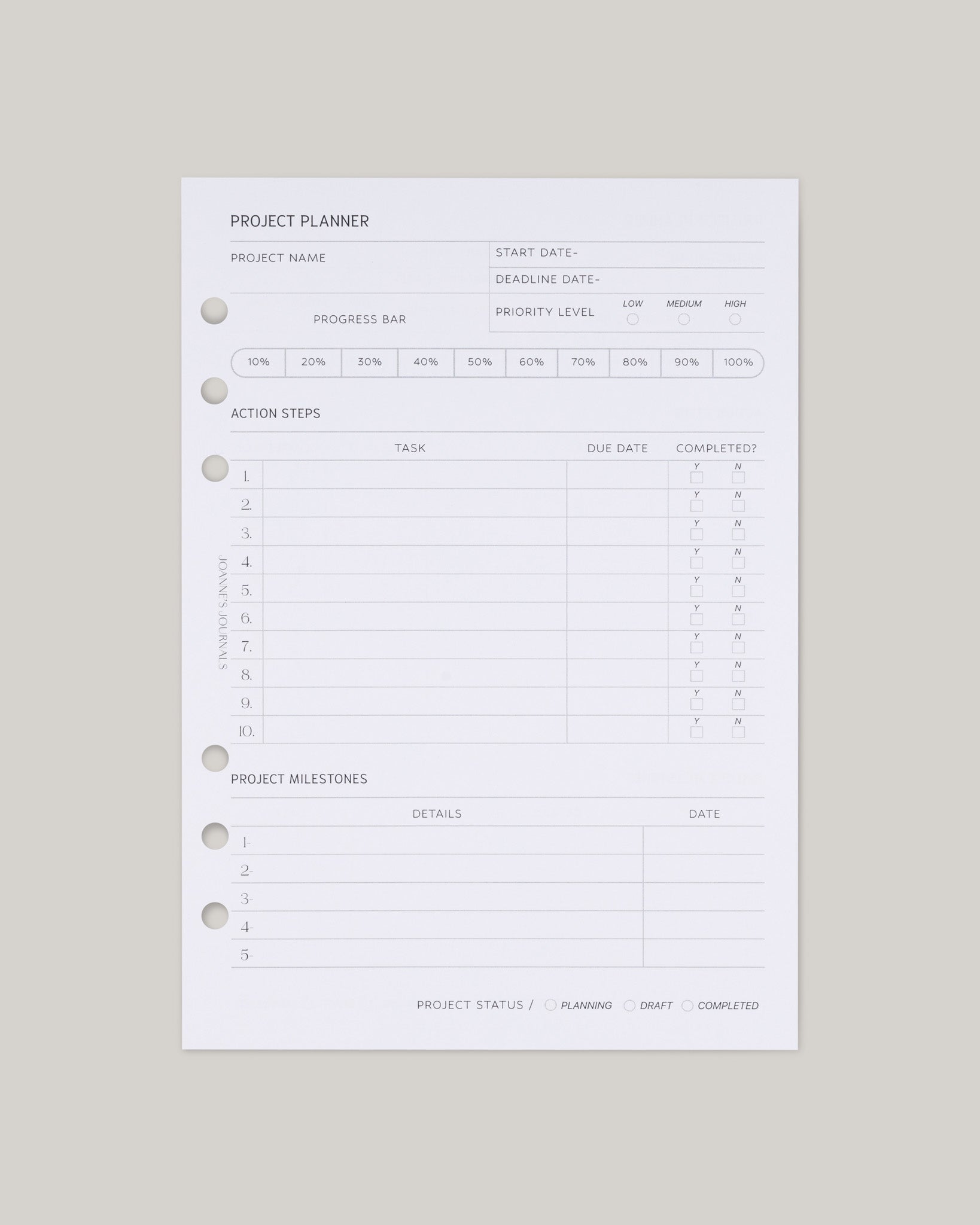 Project Planner