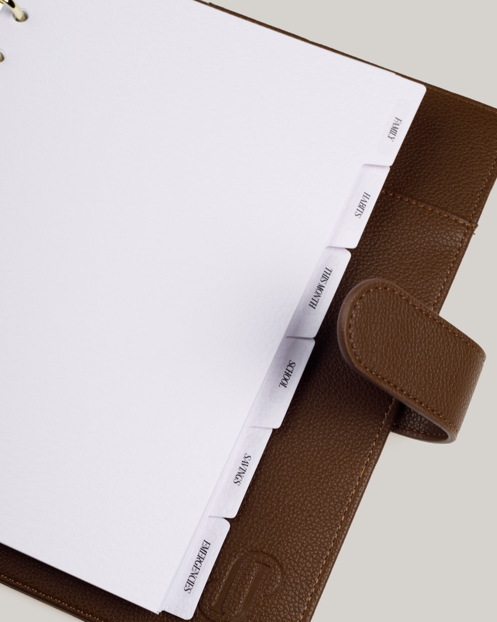 Side Divider Pages | Ring-Bound