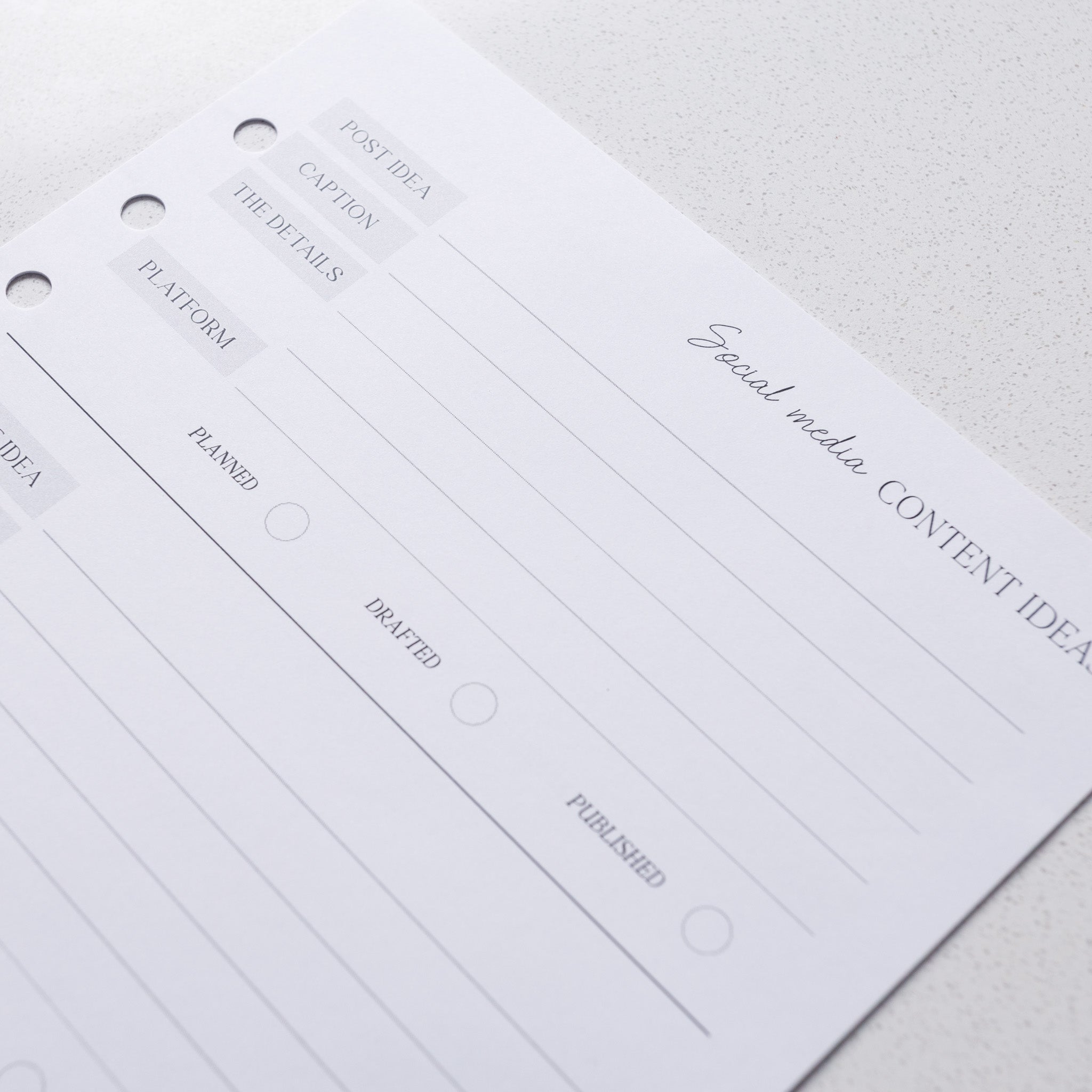 Social Media Insert Bundle