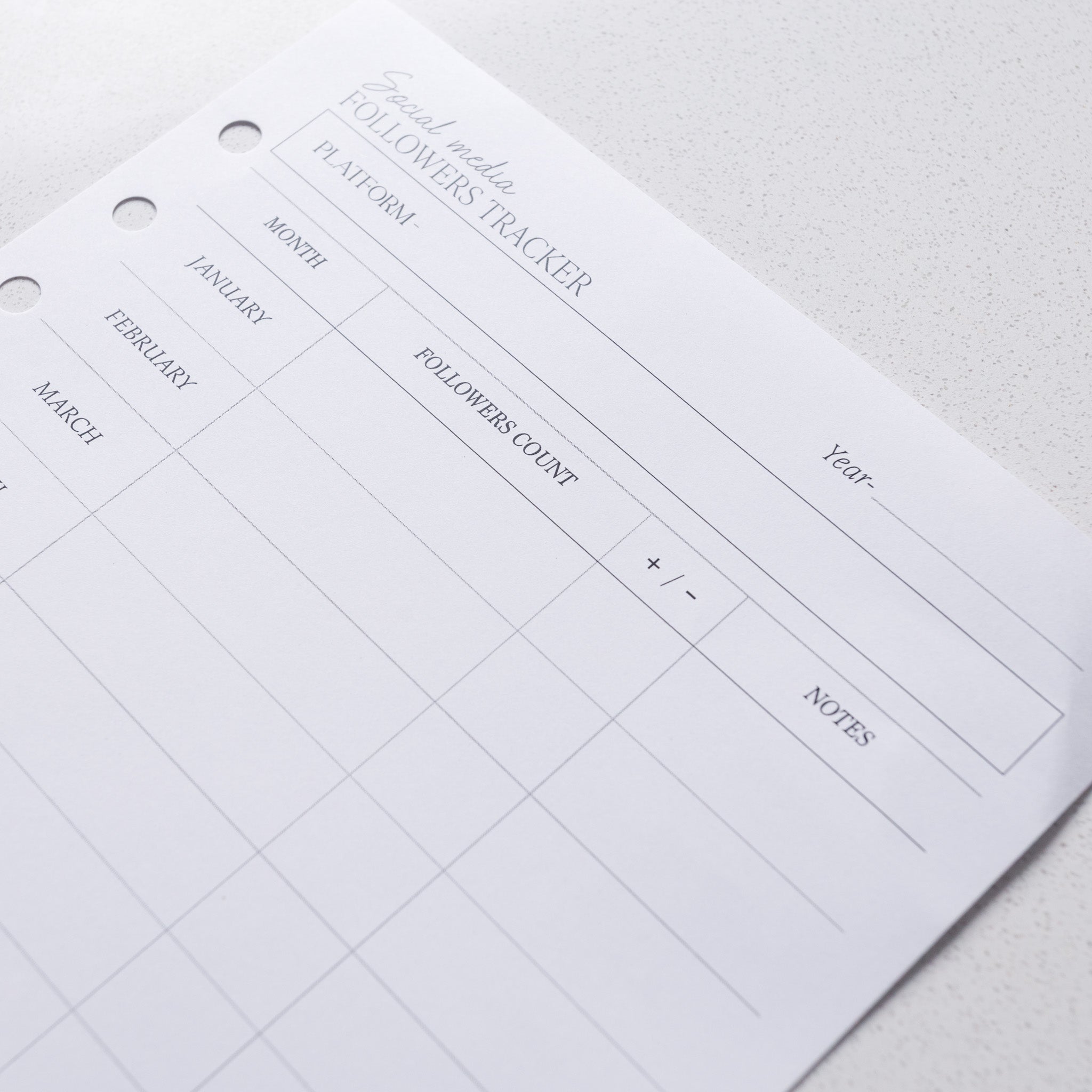 Social Media Followers Tracker