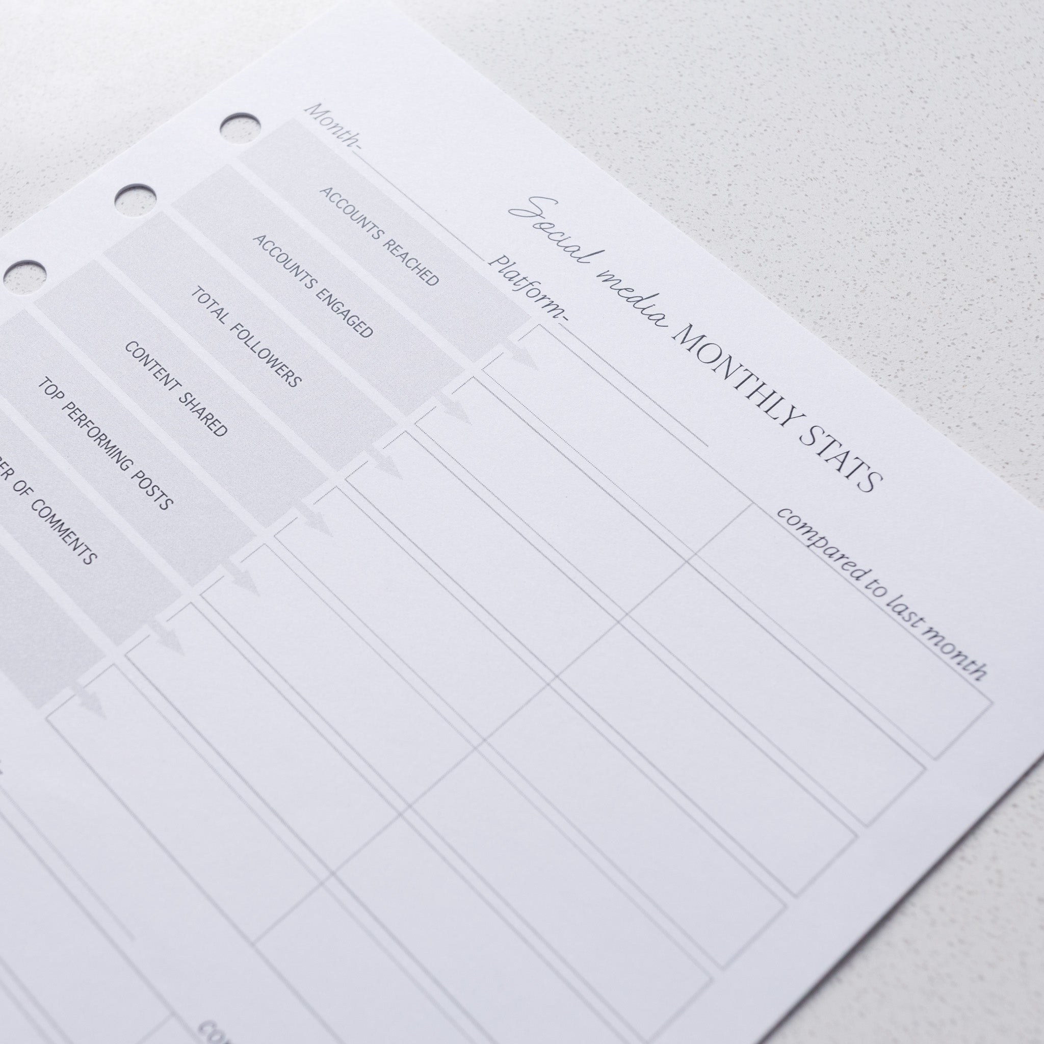 Social Media Insert Bundle