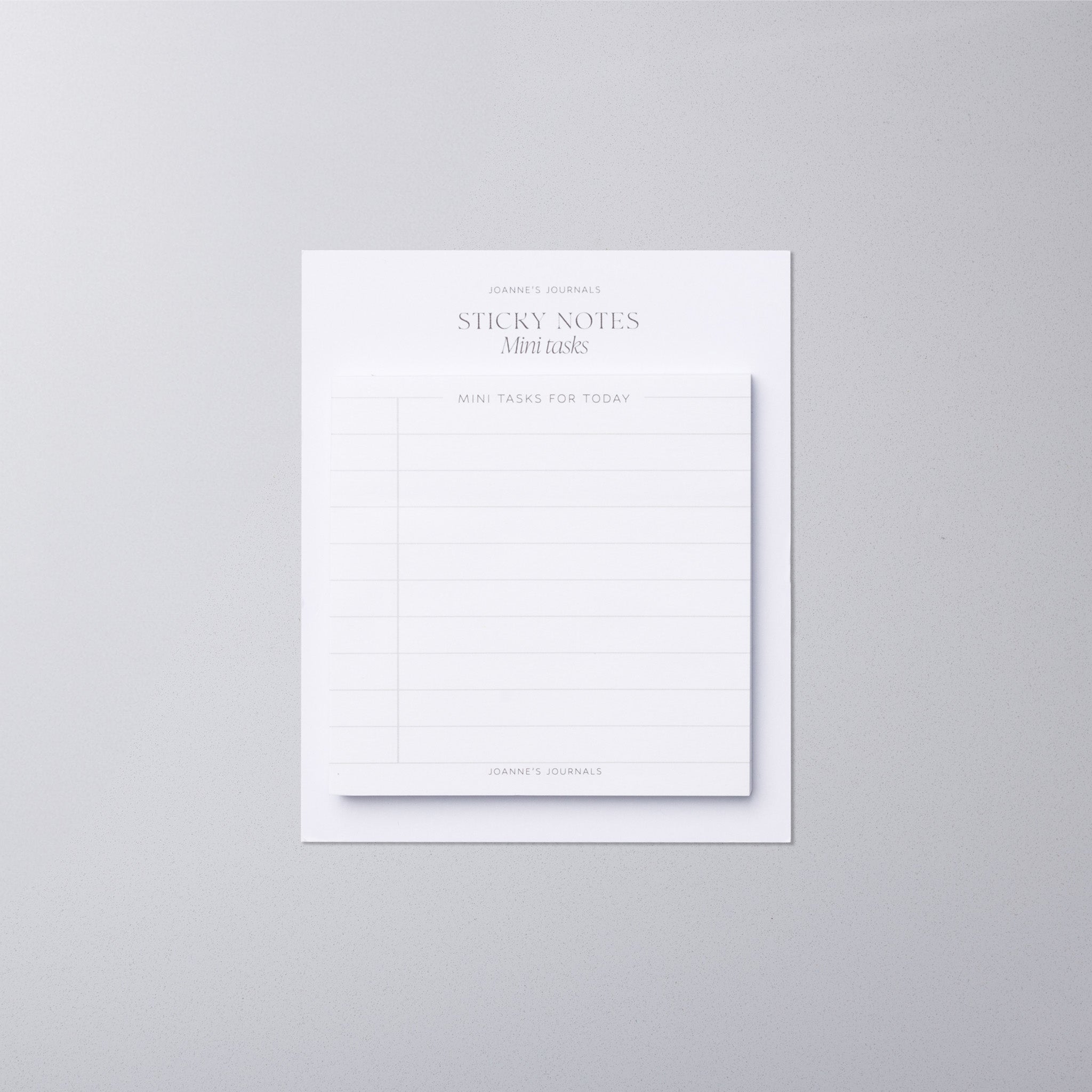 Sticky Notes- Mini Tasks