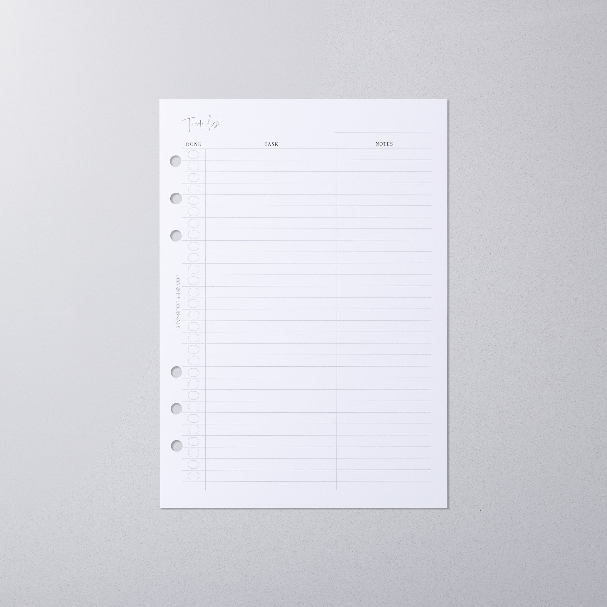 To-Do Tasks