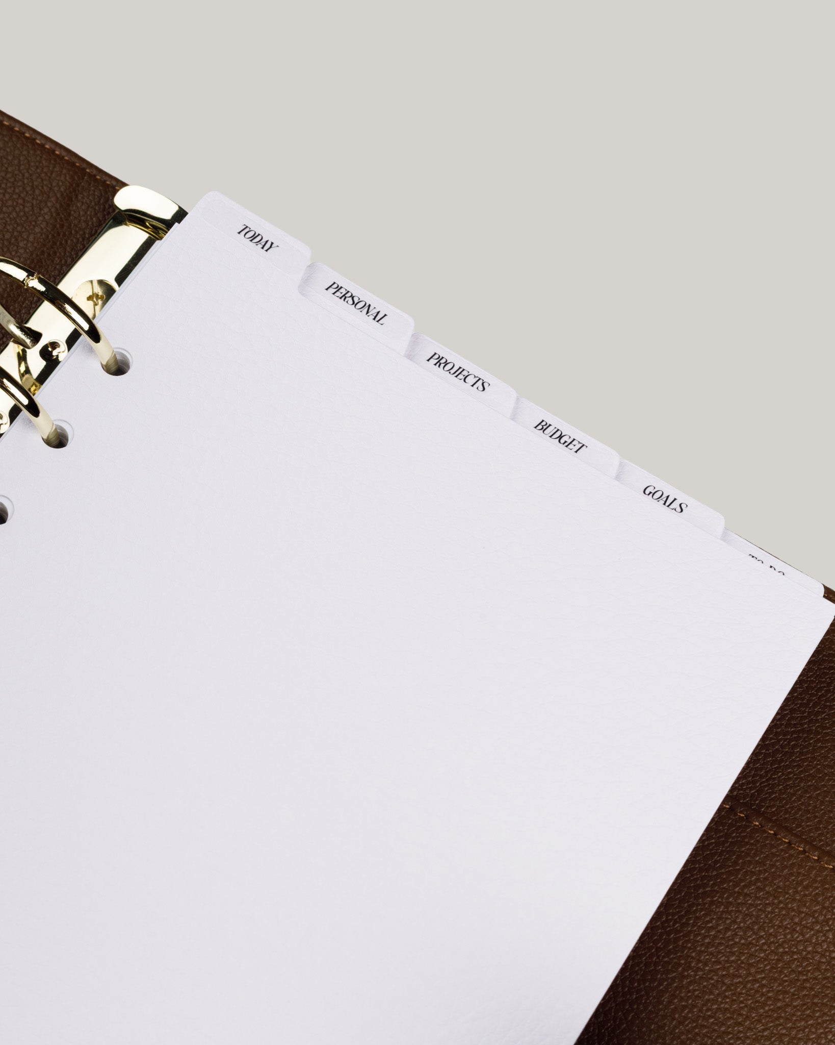 Top Divider Pages | Ring-Bound