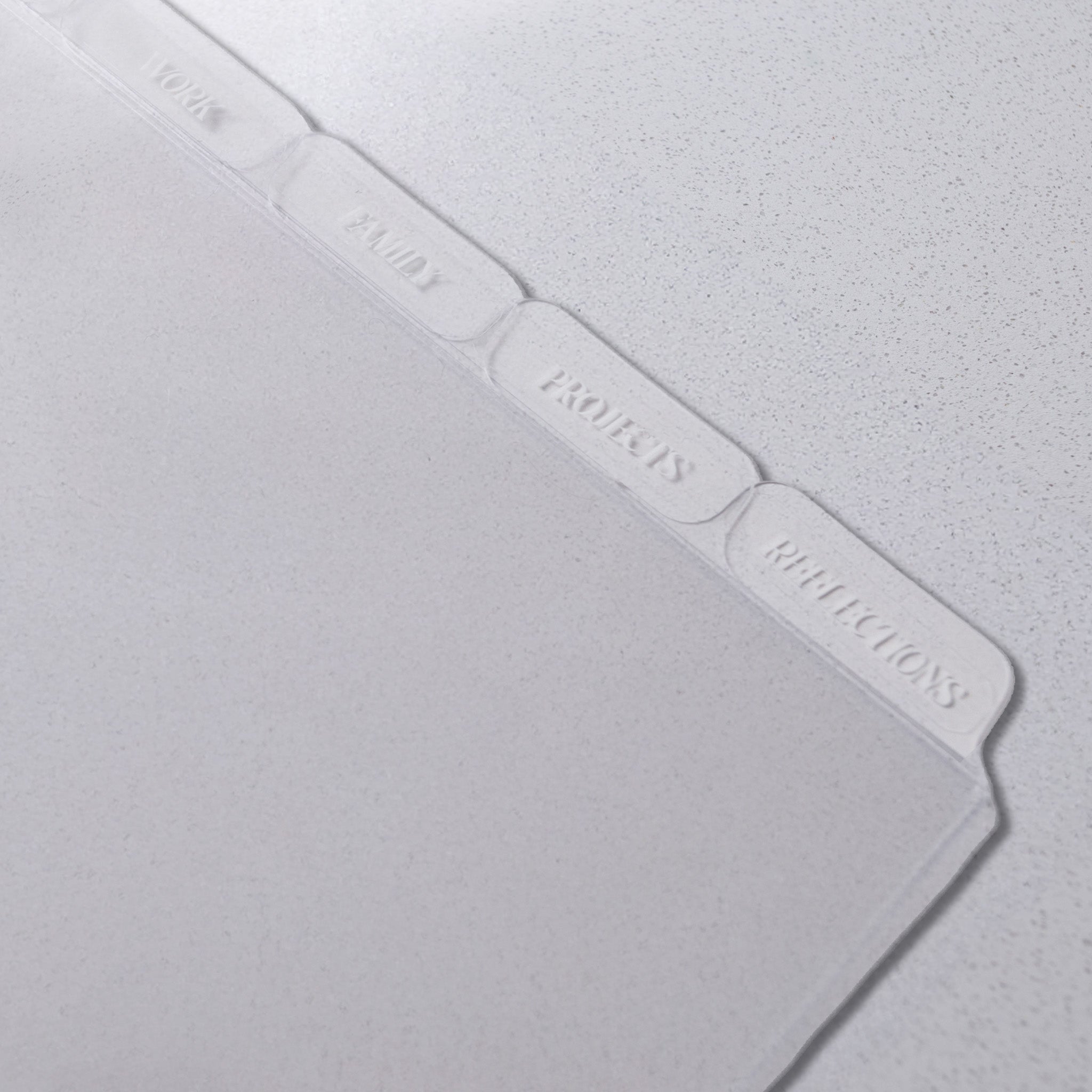 Crystal Clear Top Dividers | Disc-Bound