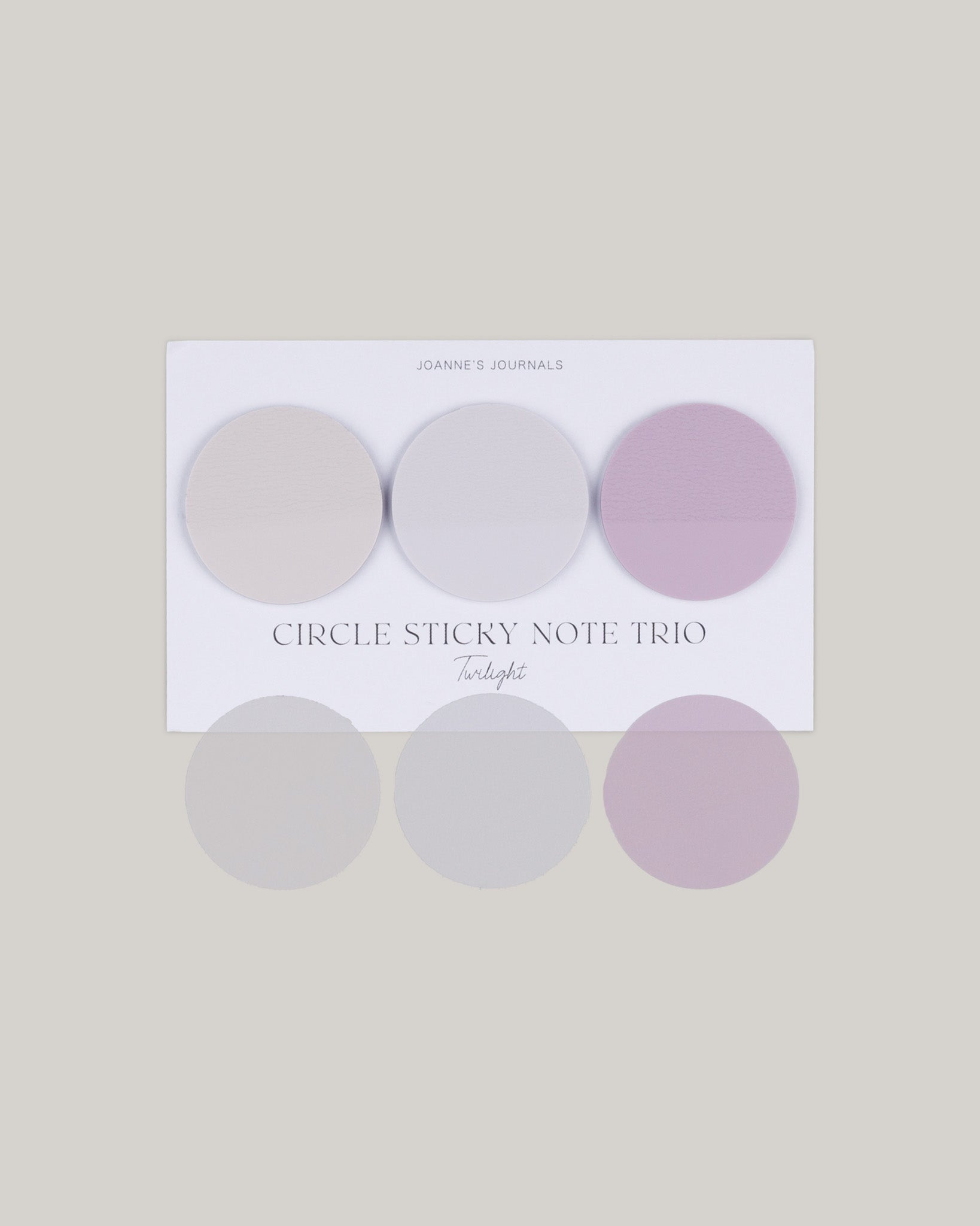 Circle Sticky Note Trio