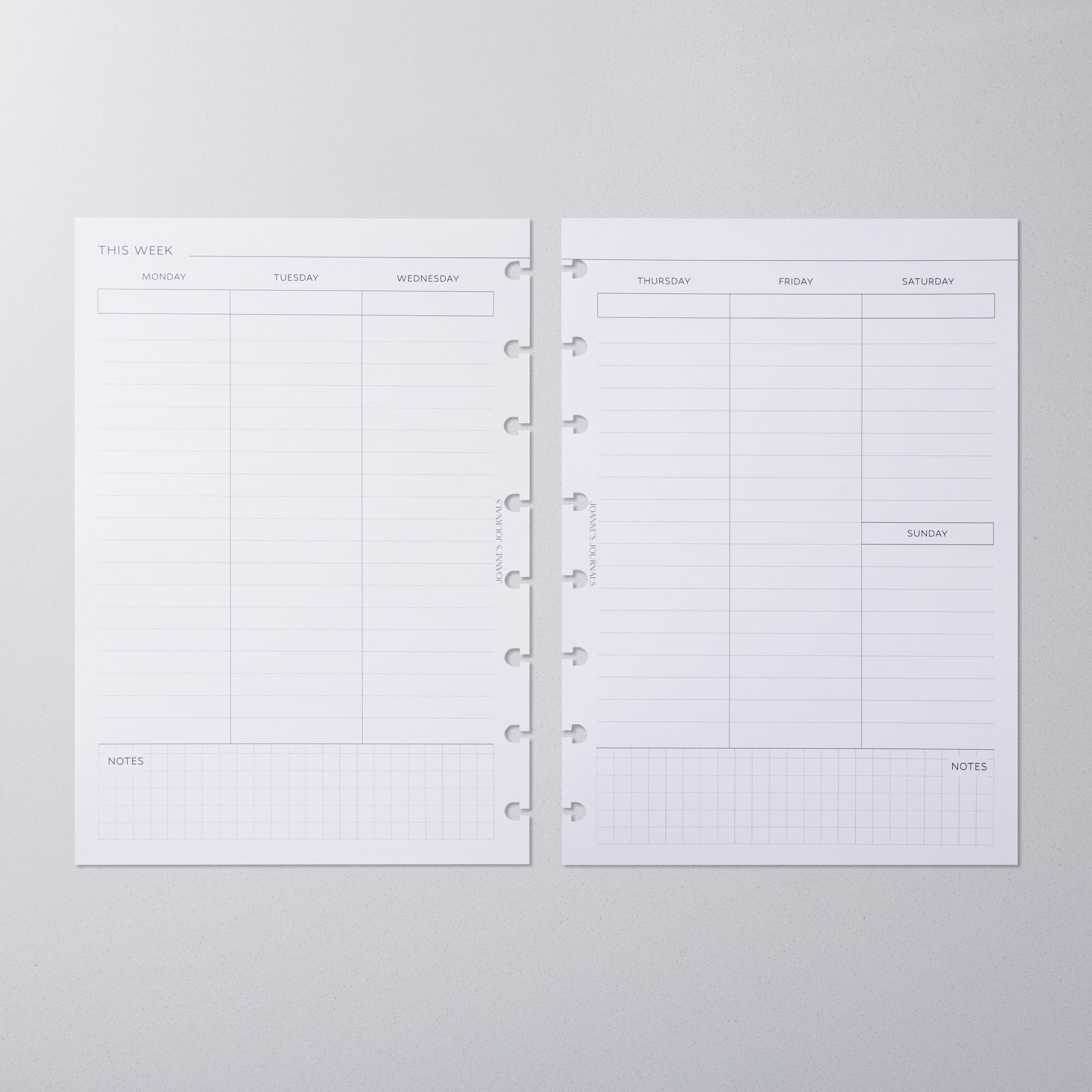 Vertical Week-On-Two