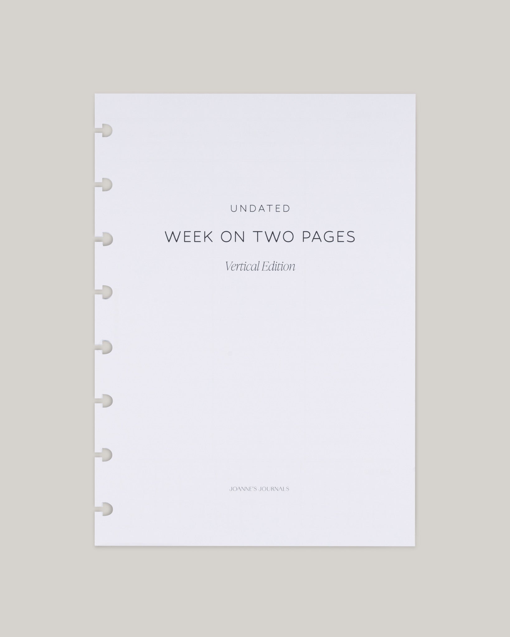 Vertical Week-On-Two