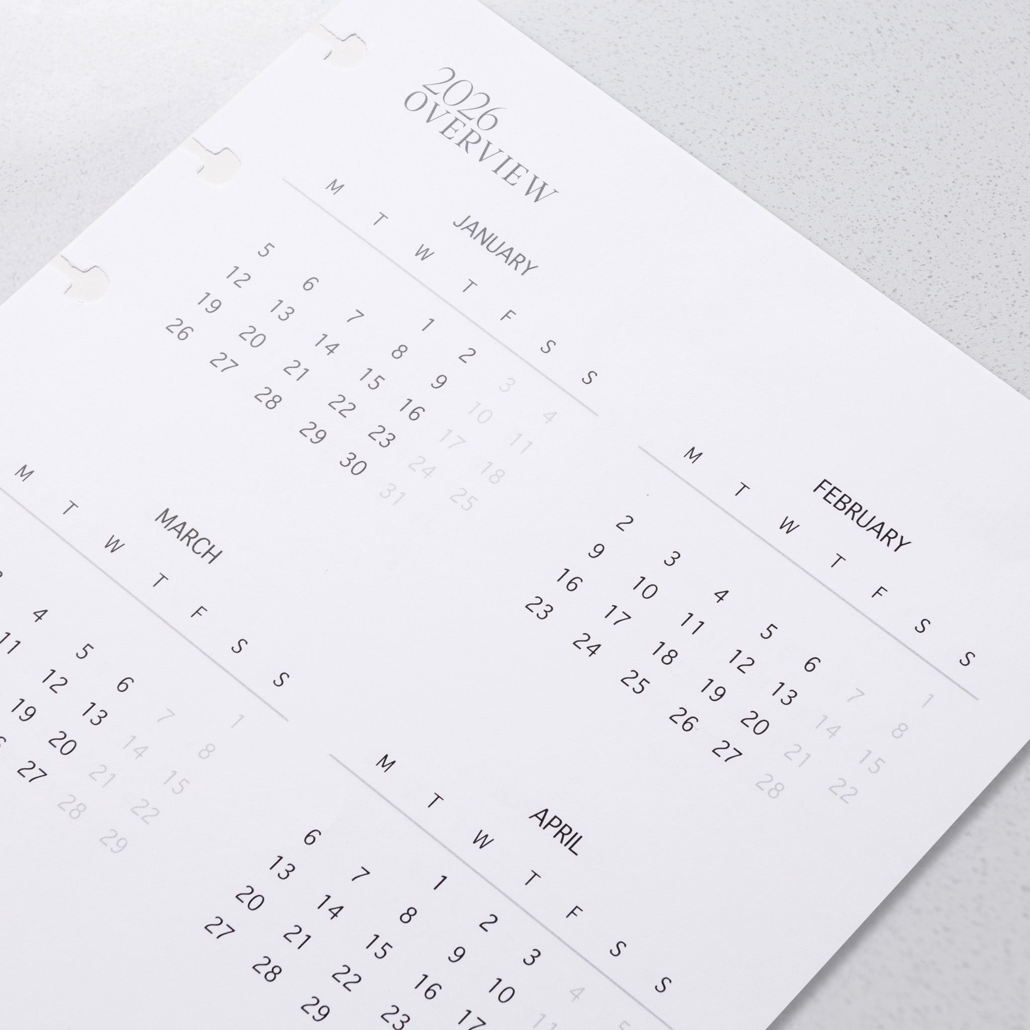 Yearly Overview- 2026