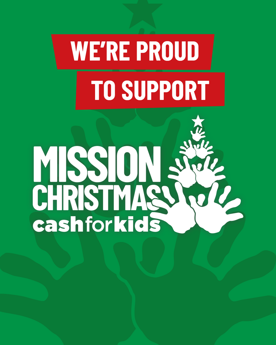 We're proud to support Cash for Kids Mission Christmas