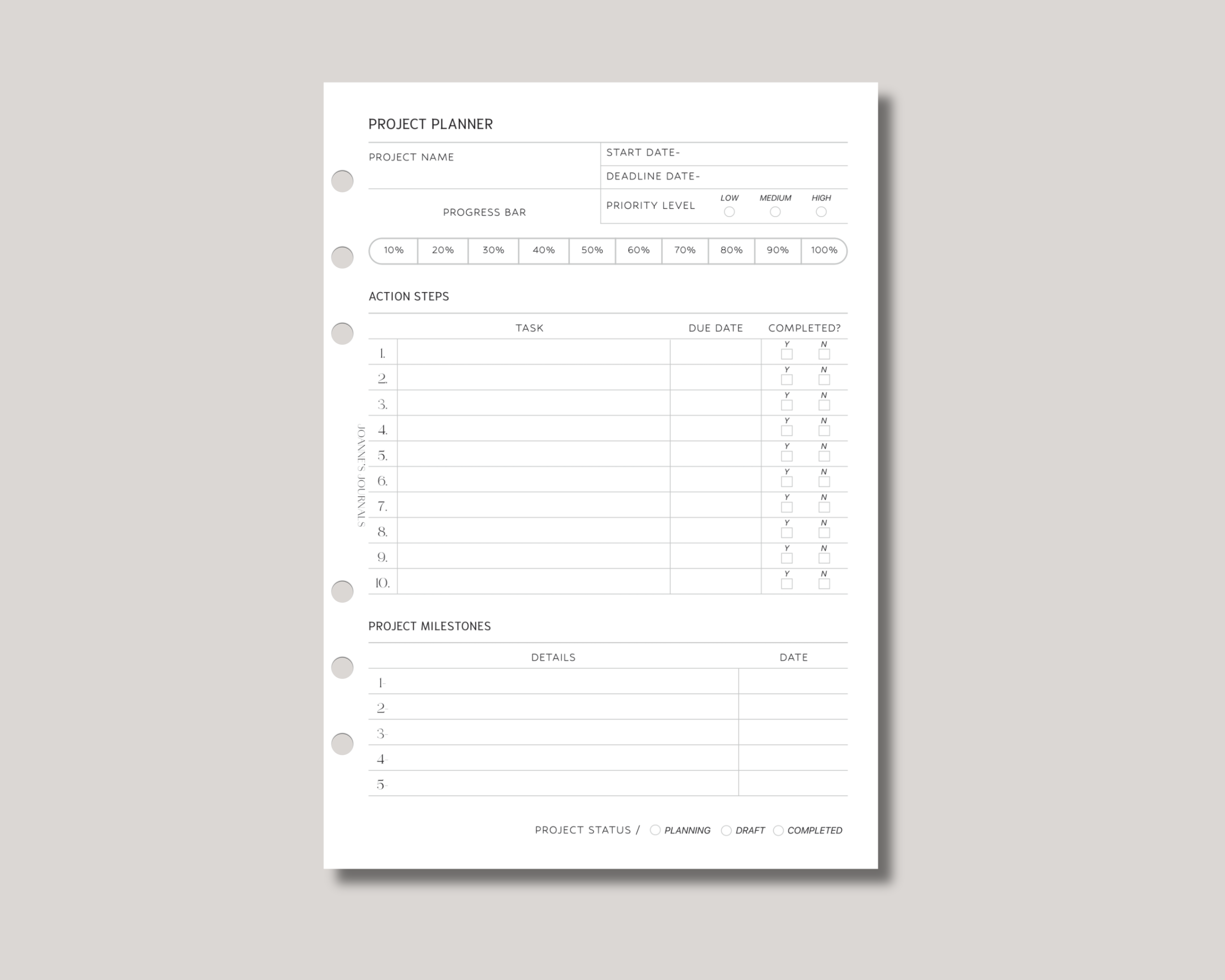 Project Planner
