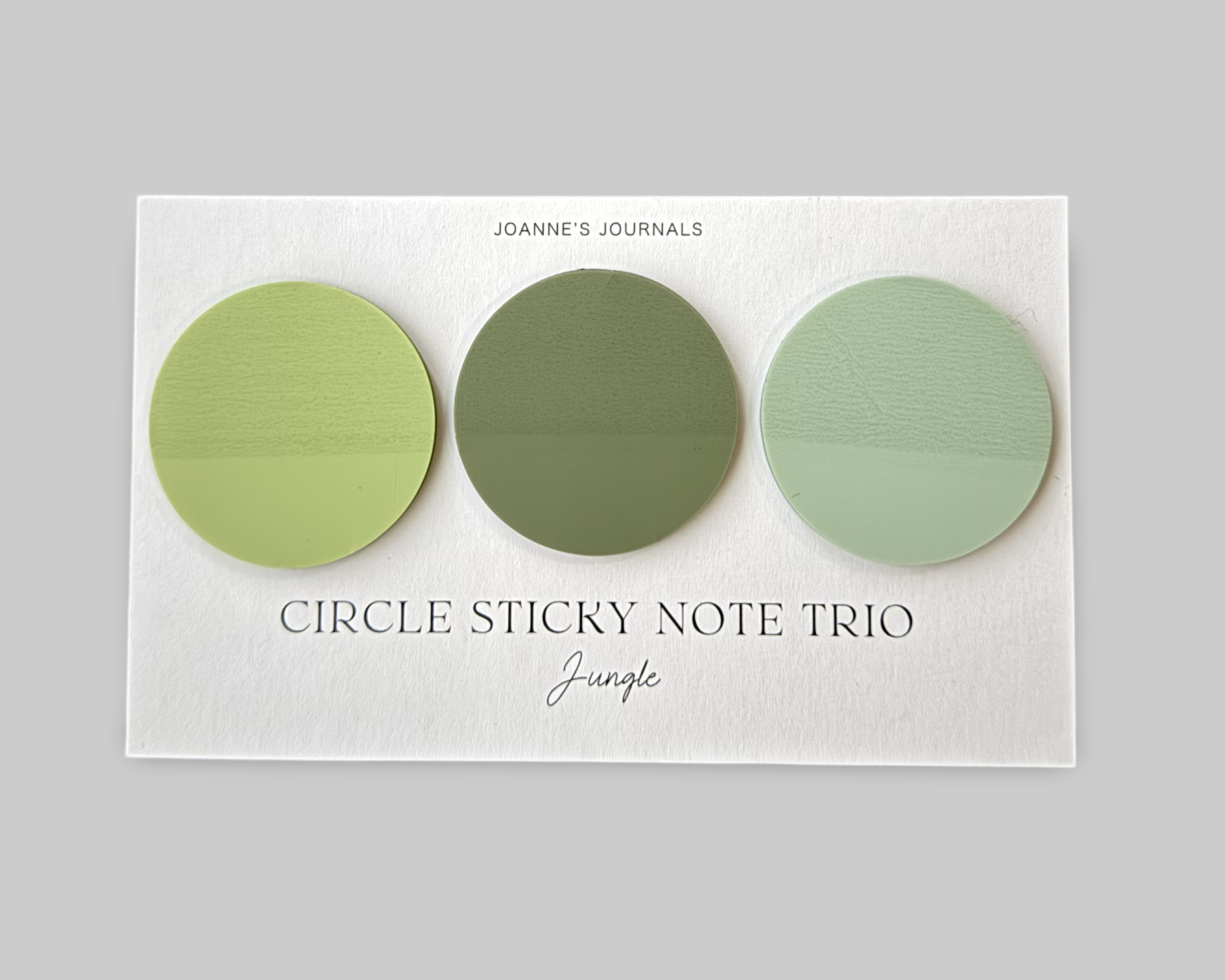 Circle Sticky Note Trio