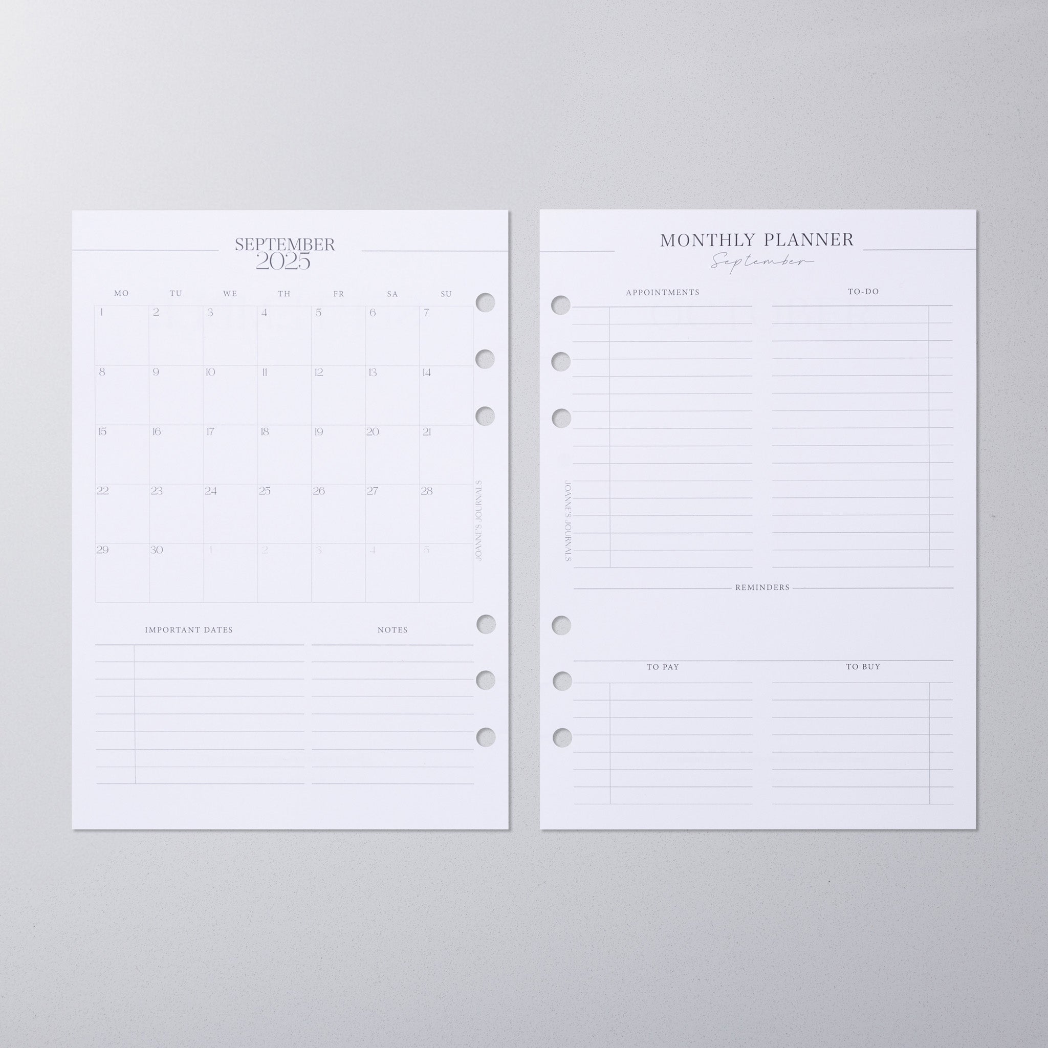 The Monthly Planner-2025 Aug-Dec