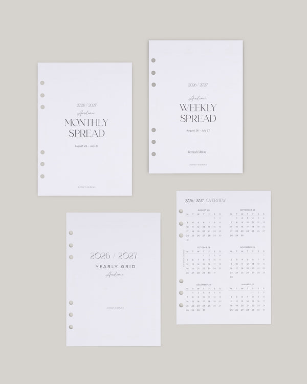 Minimalist Insert Bundle | Academic 2026-2027