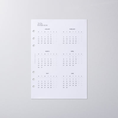 Yearly Overview- 2026