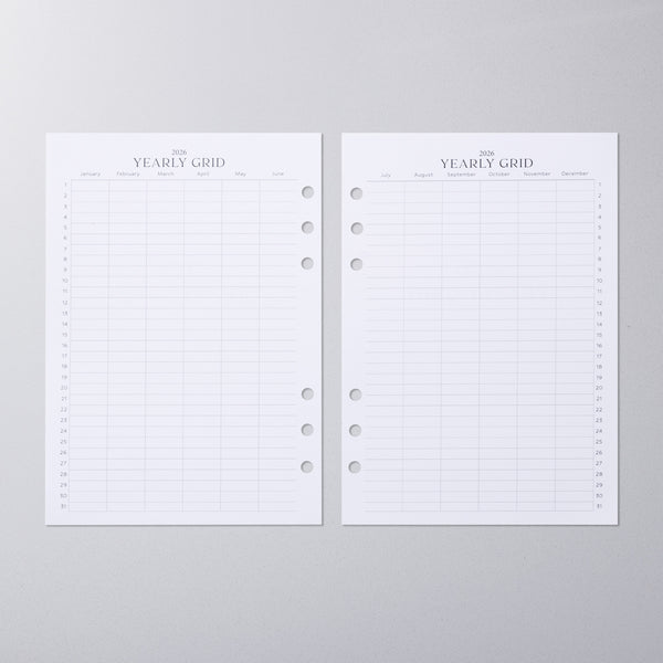 Yearly Grid 2026