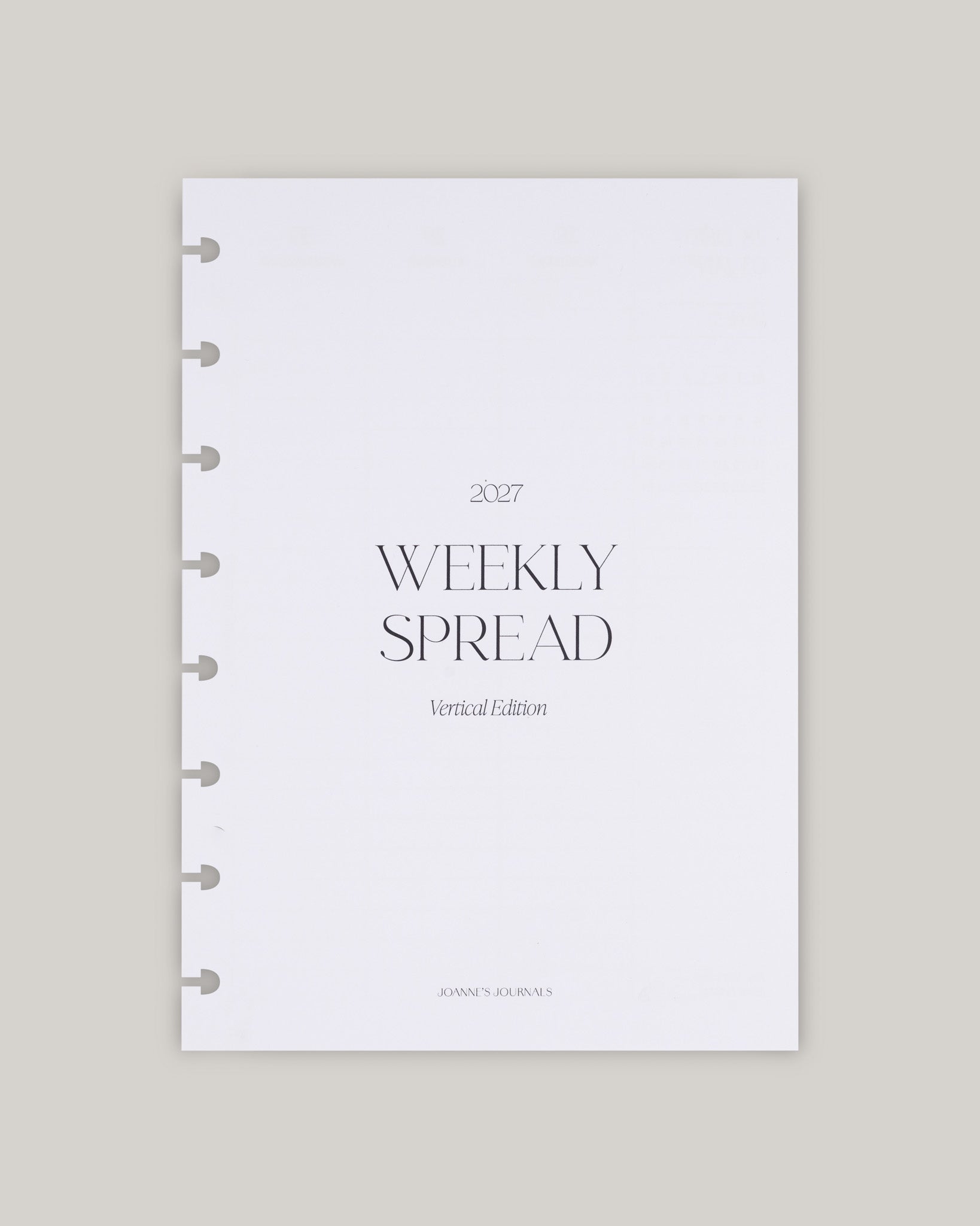 Weekly Spread | 2027