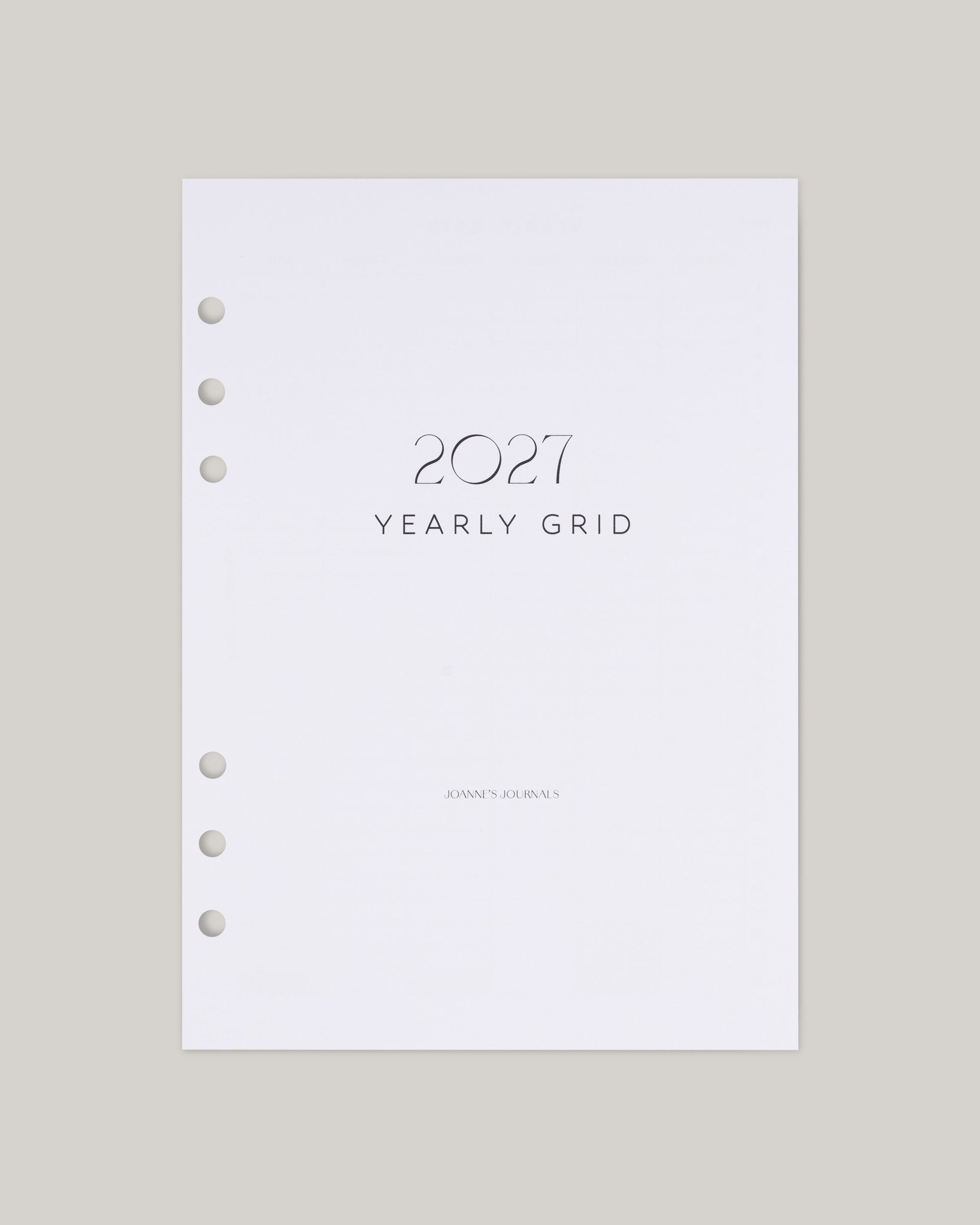 Minimalist Insert Bundle | 2027