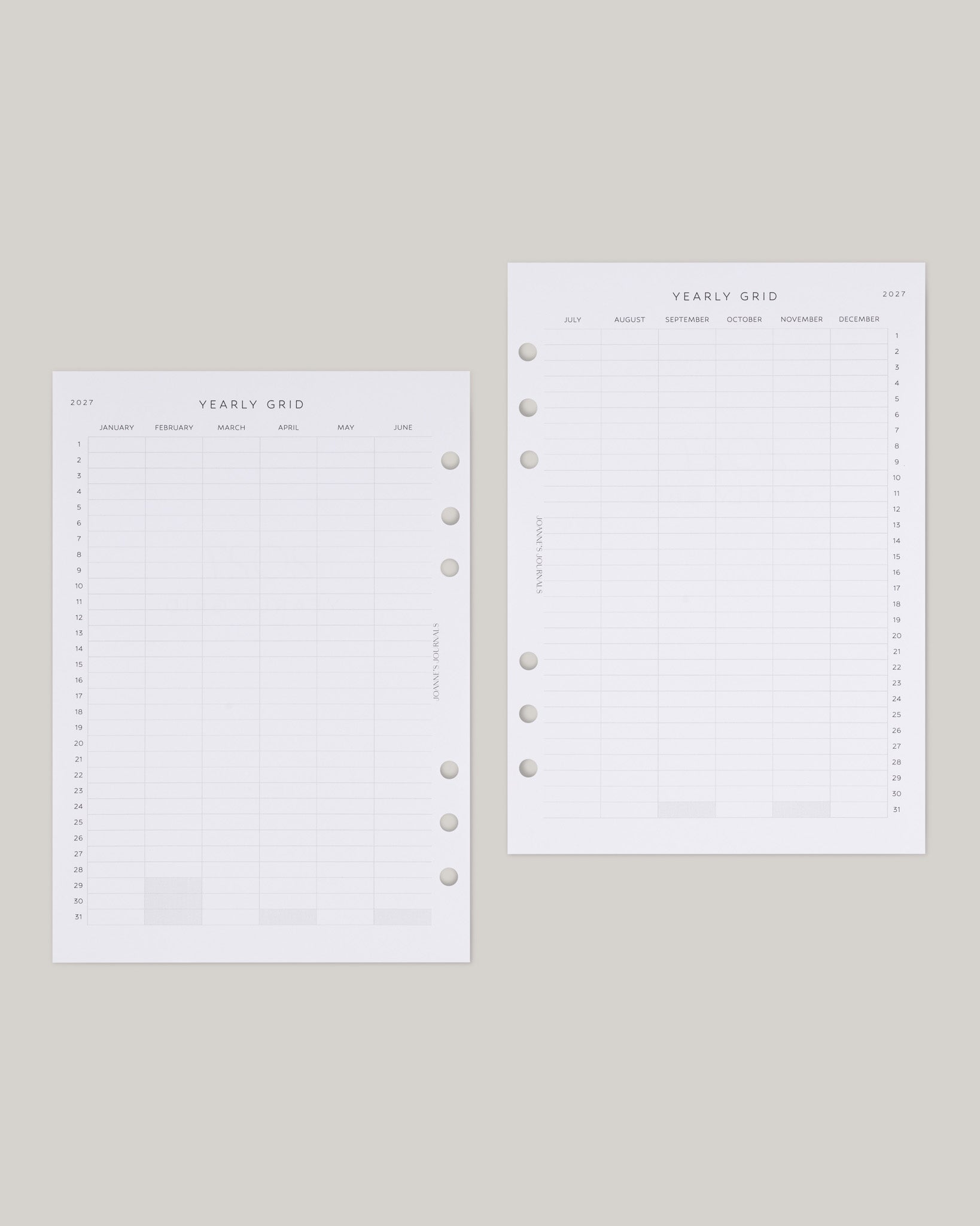 Yearly Grid | 2027