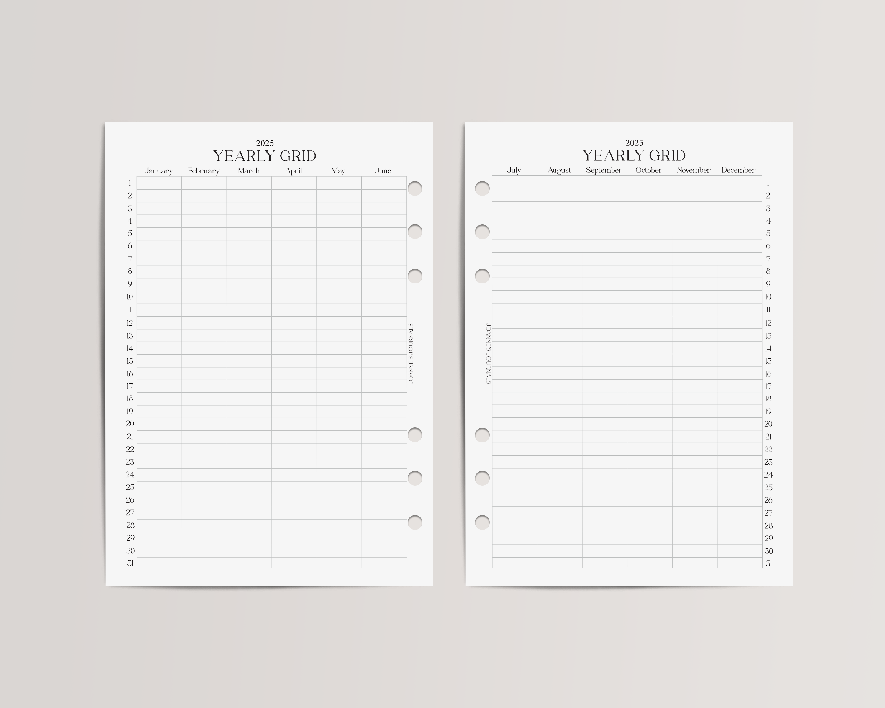 Yearly Grid-2025