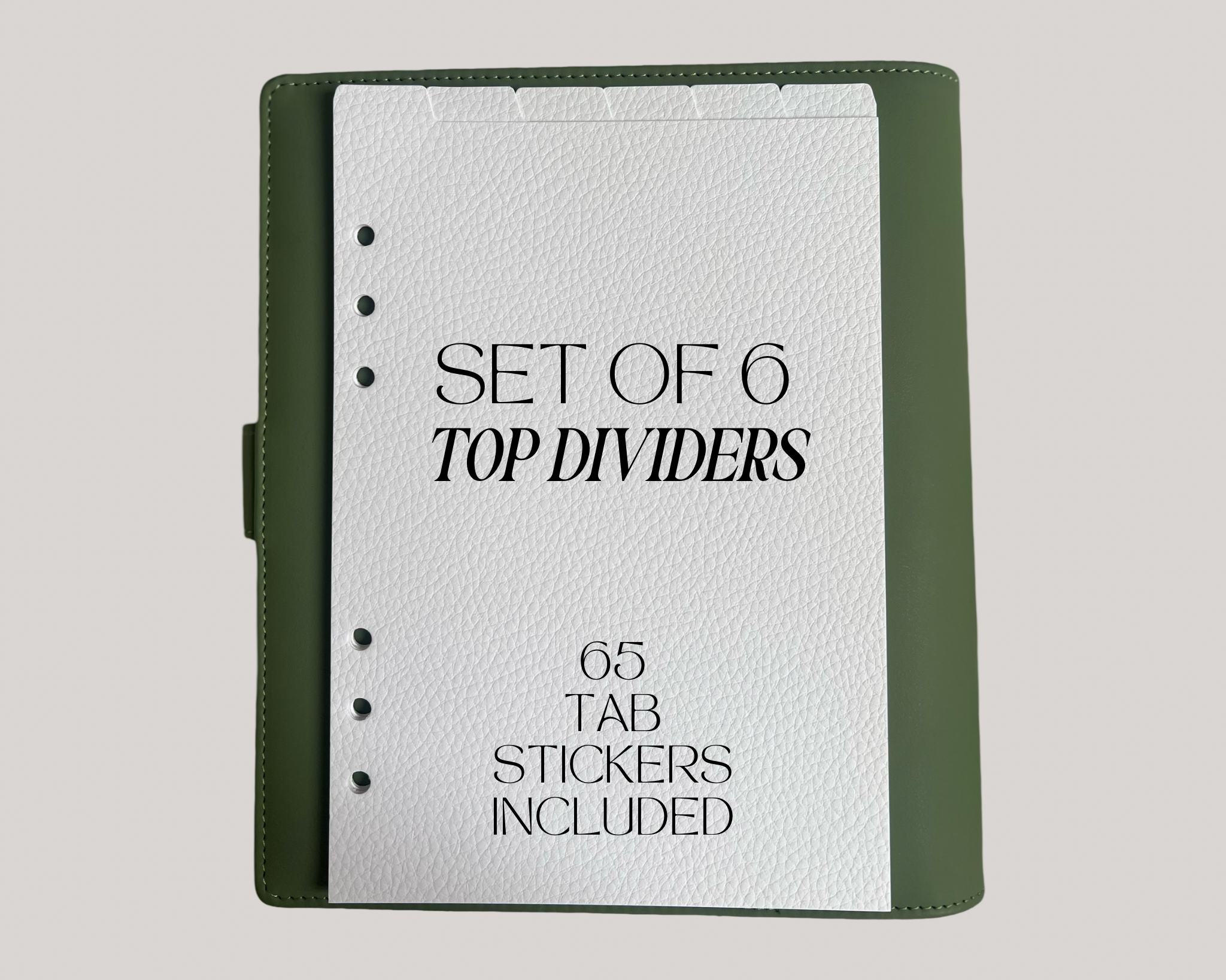 Top Divider Pages- Set Of 6