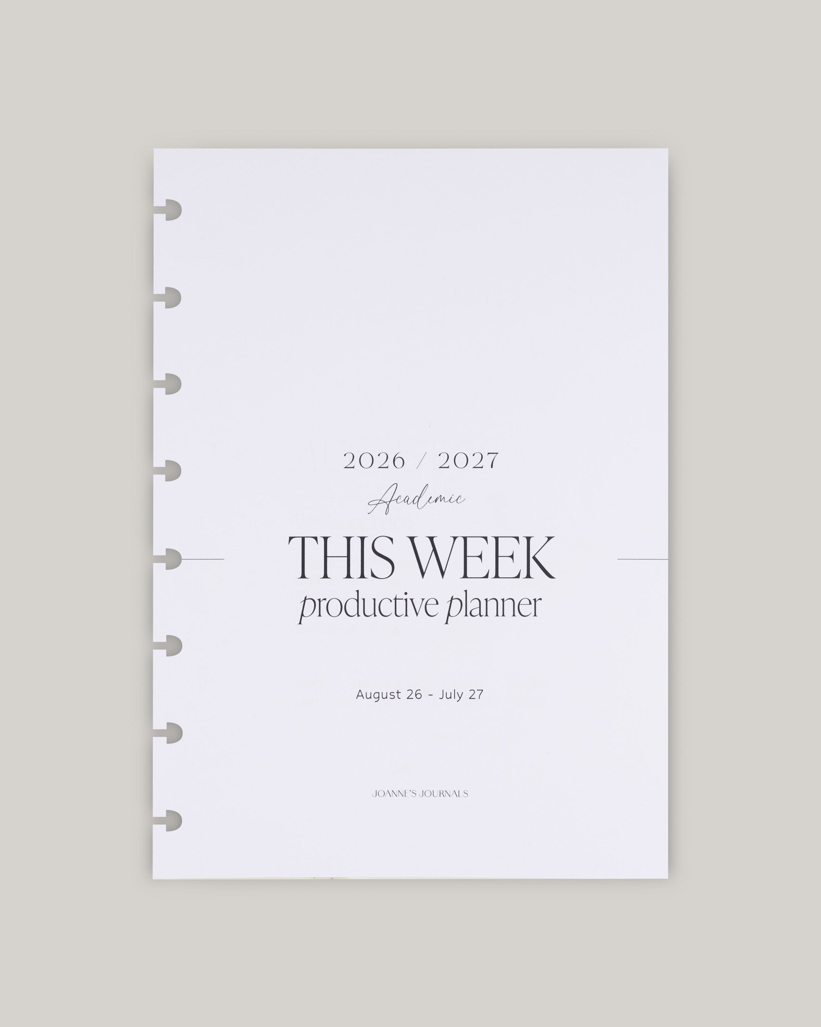 Productive Insert Bundle | Academic 2026-2027
