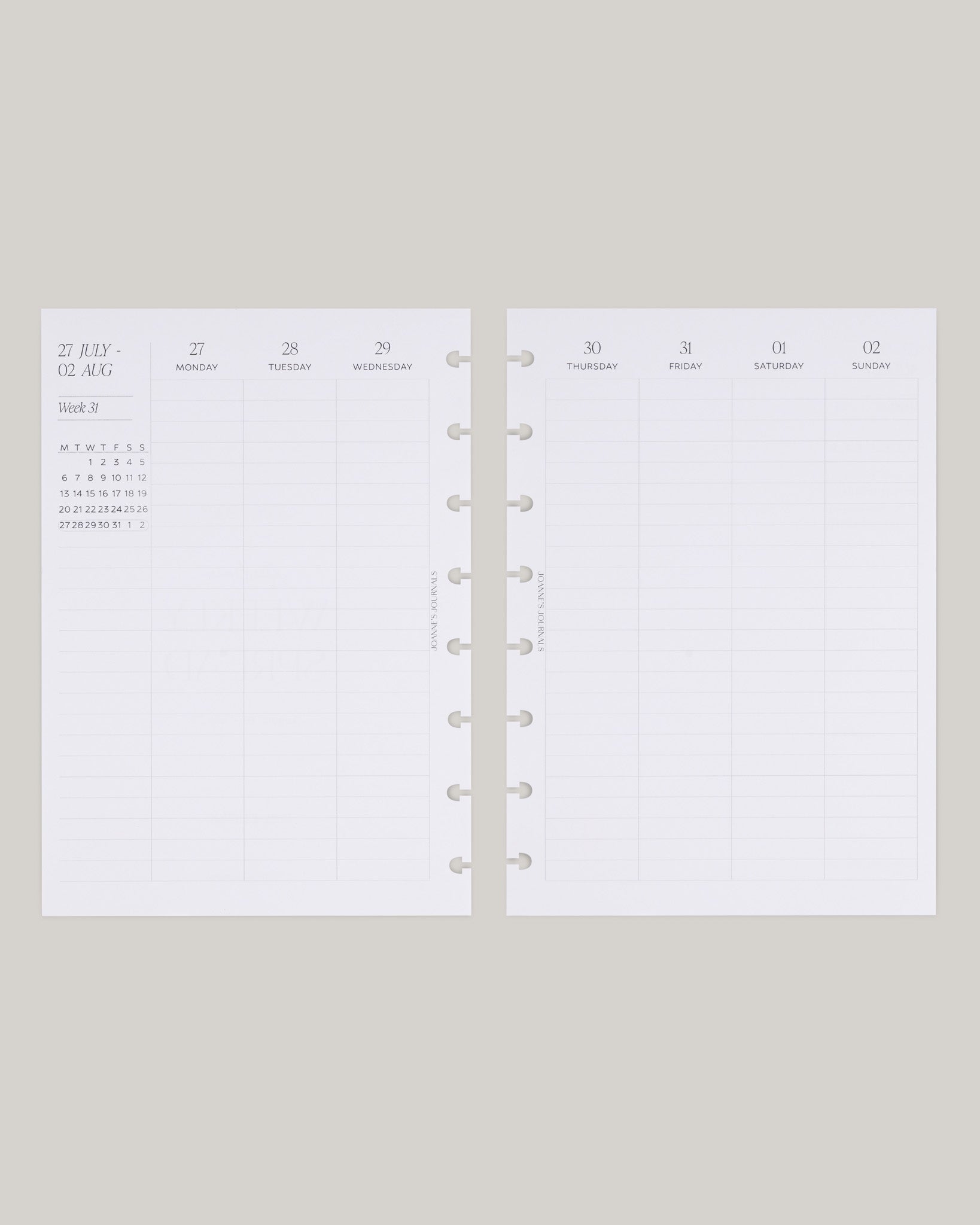 Minimalist Insert Bundle | Academic 2026-2027