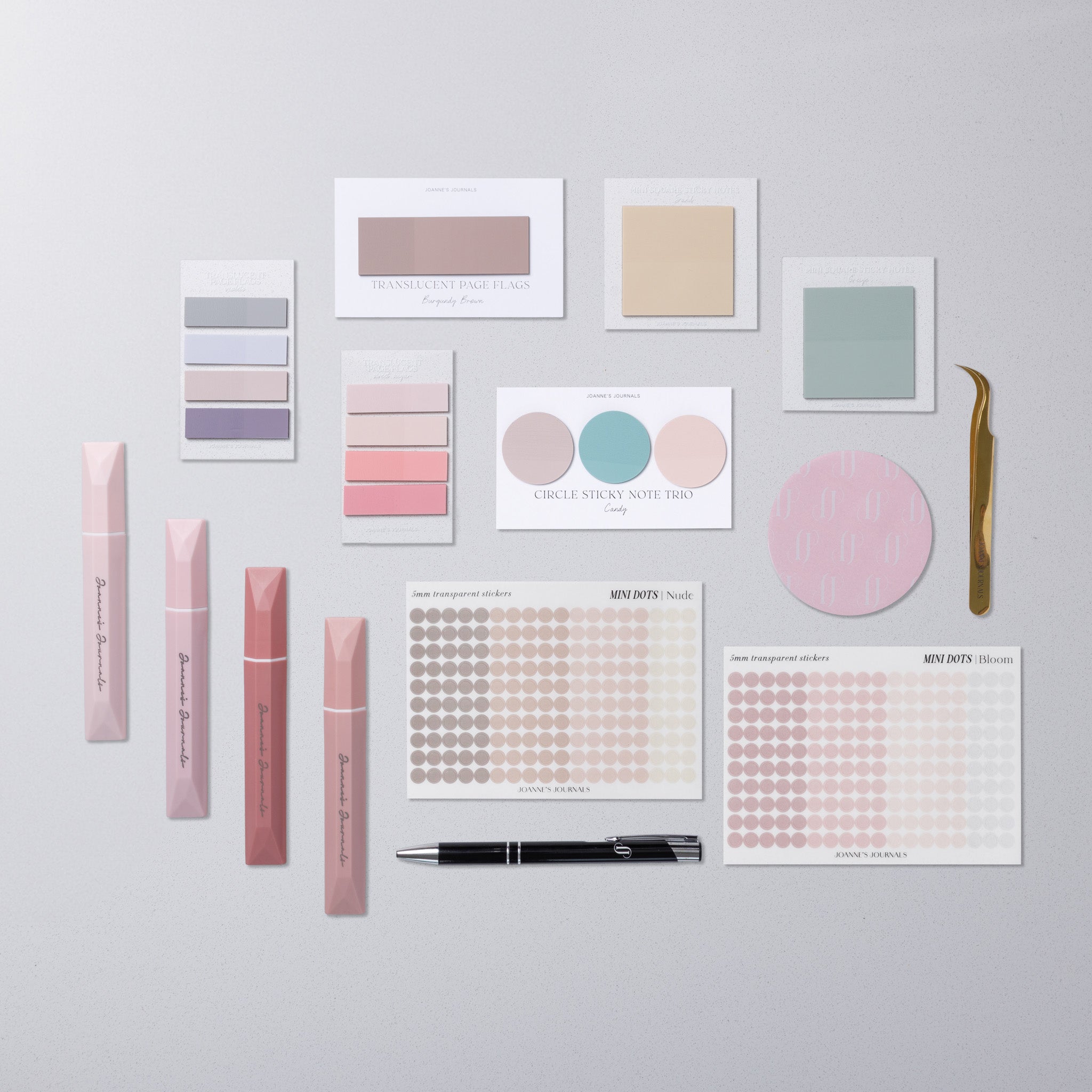 The Ultimate Planner Accessory Bundle (Blush Desert Sand)
