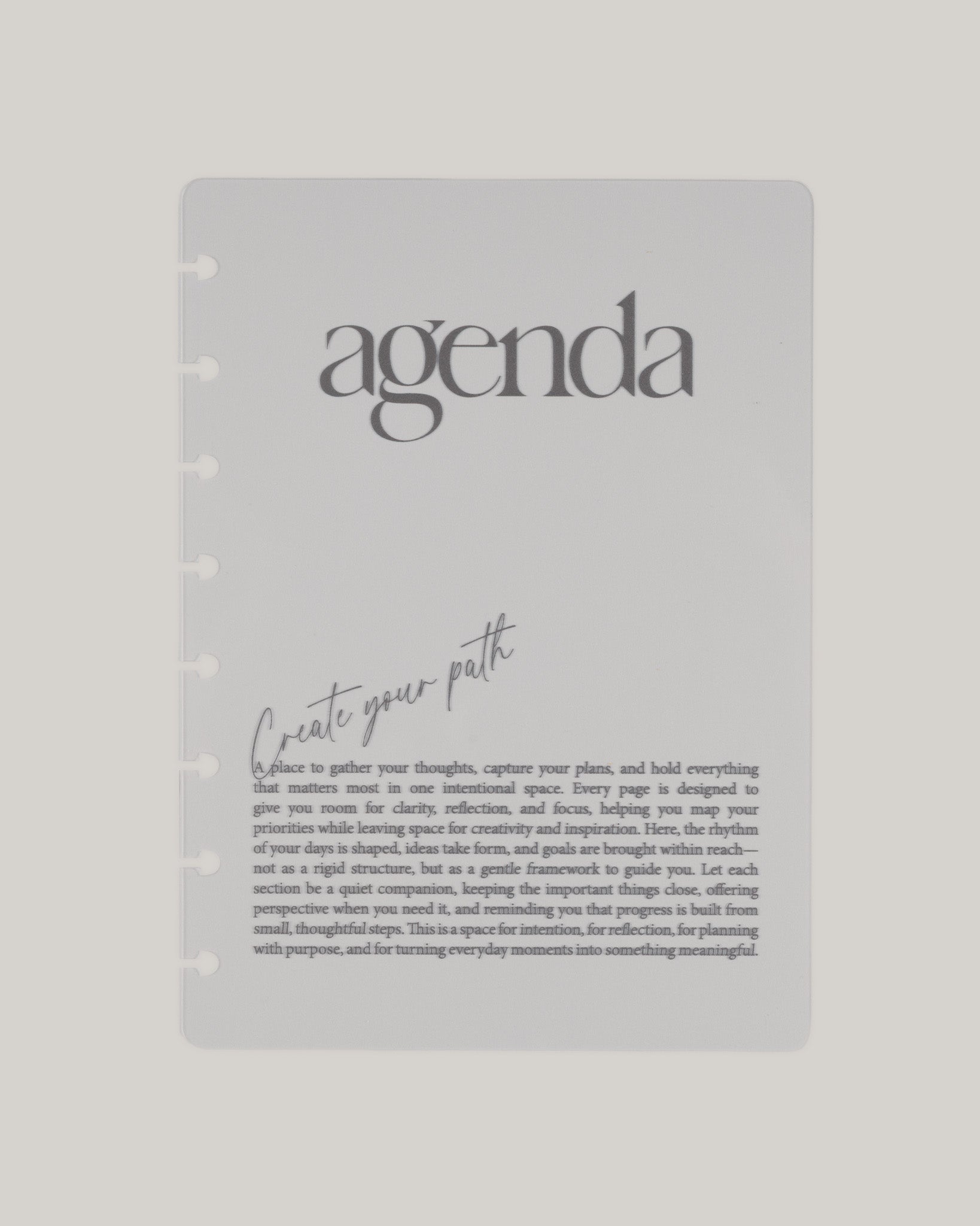 Agenda Disc Cover