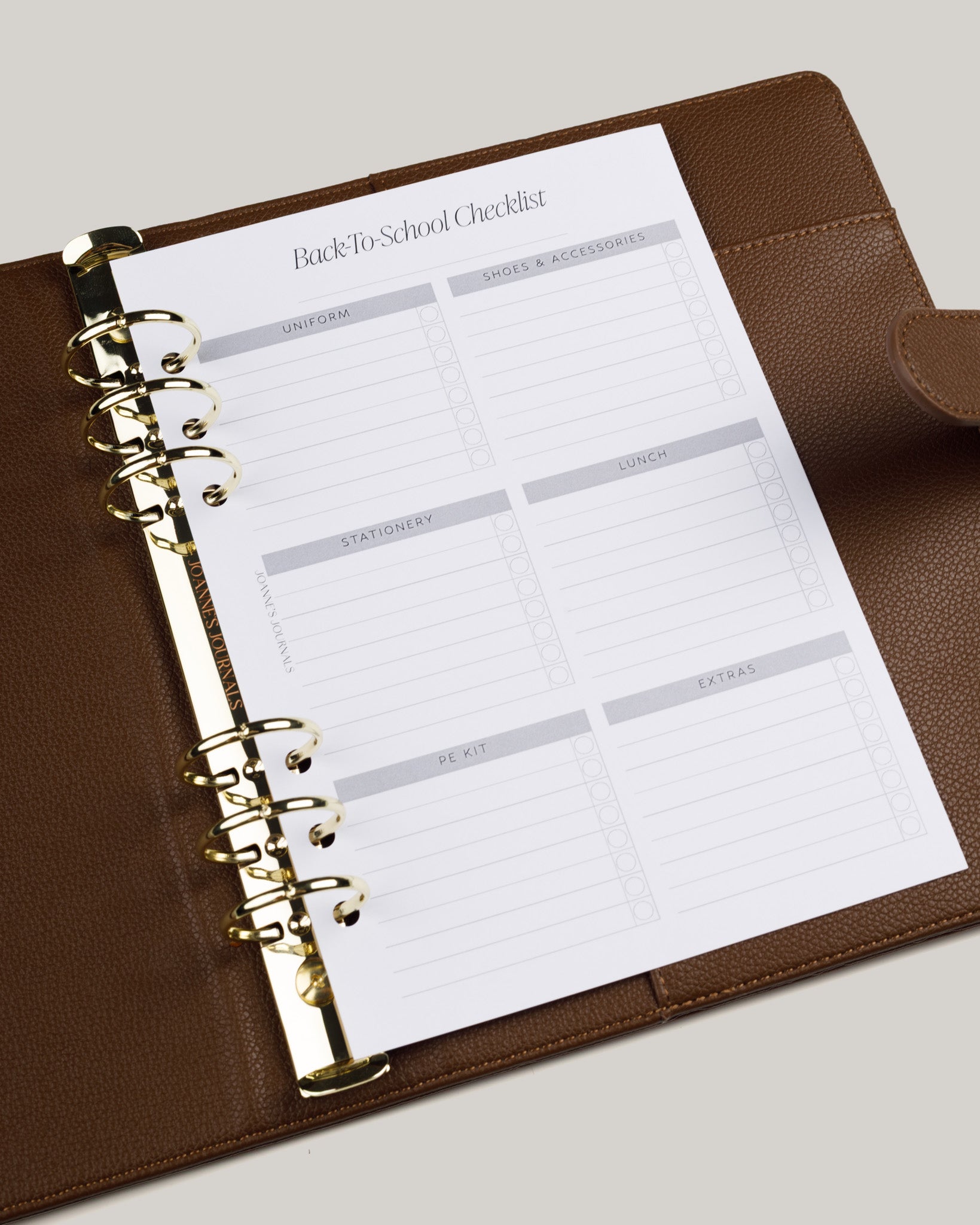 Back-To-School Checklist