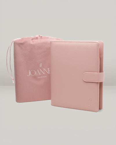 Luxe Vegan Leather Binder | A5 - Blossom Dust
