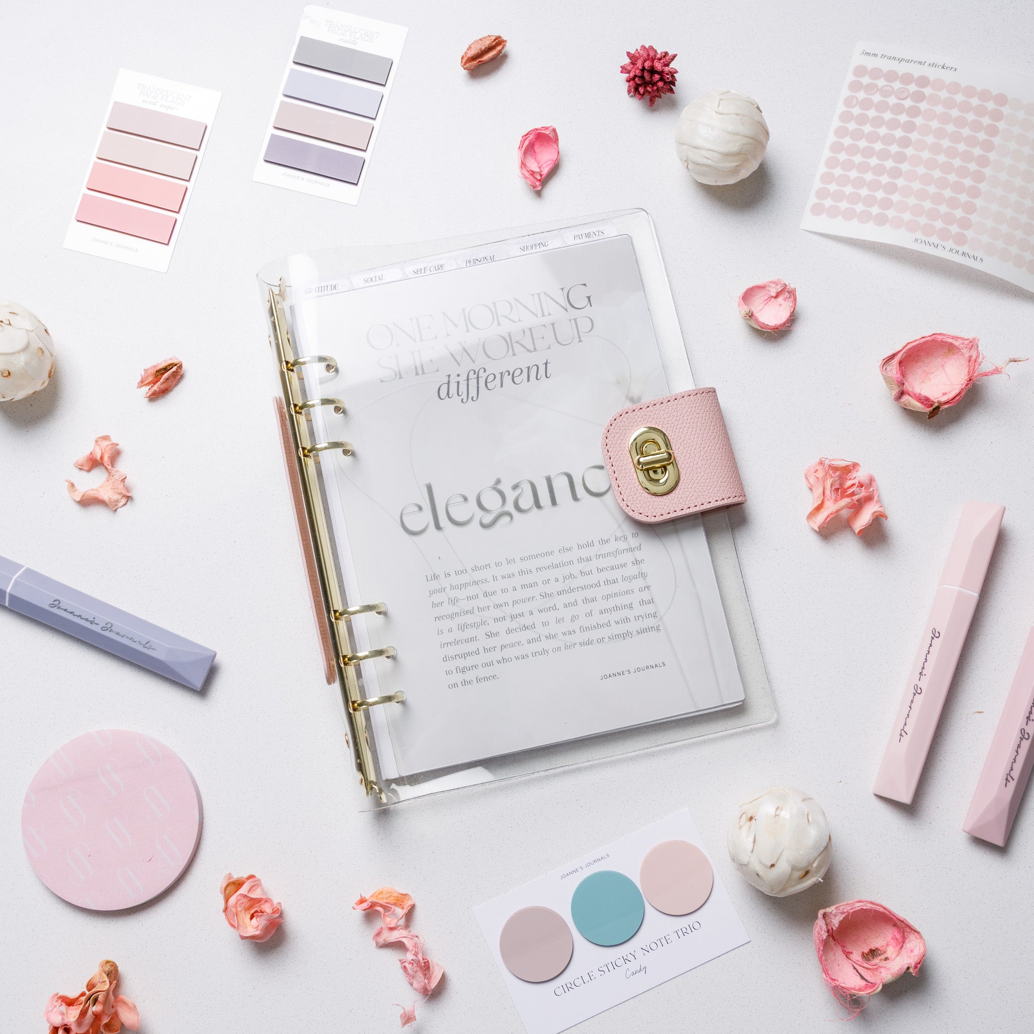 Transparent Ring Binders