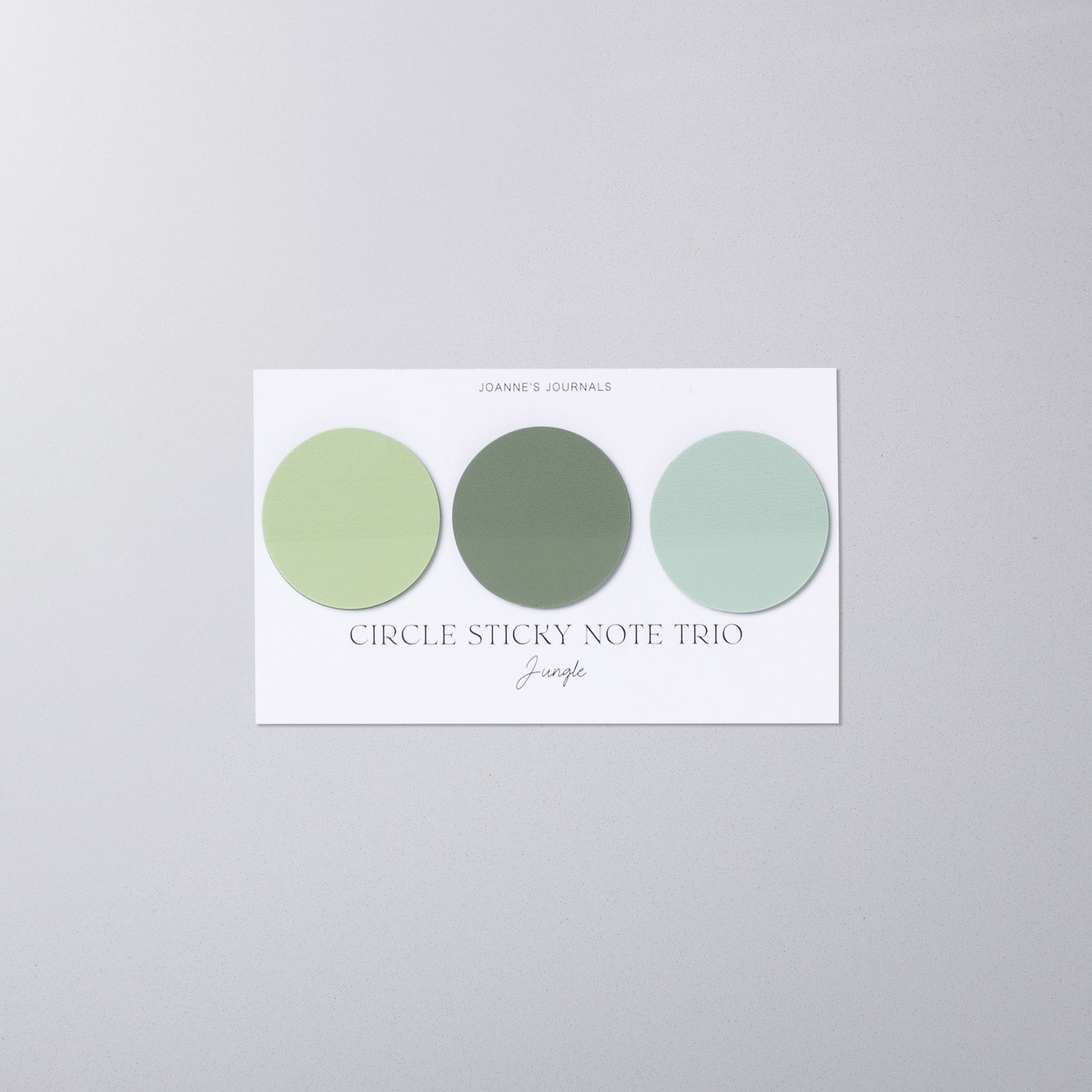 Circle Sticky Note Trio