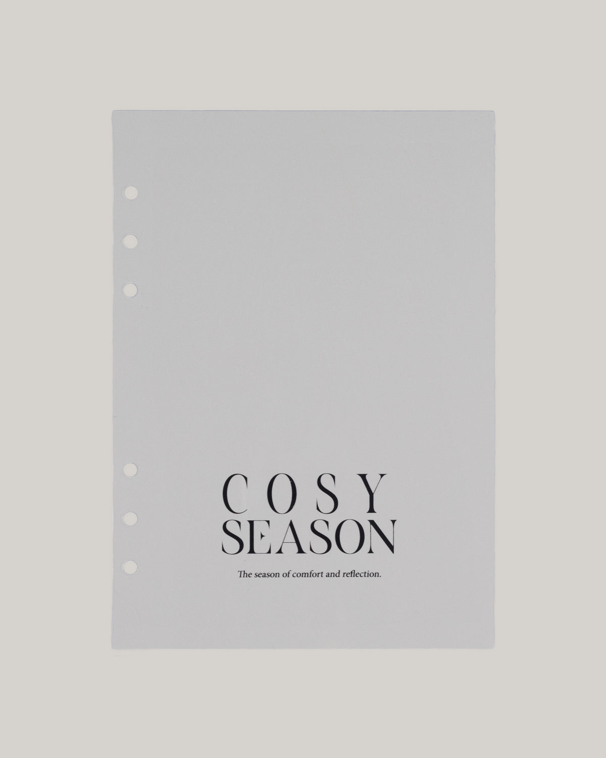 Cosy Season Acrylic Dashboard
