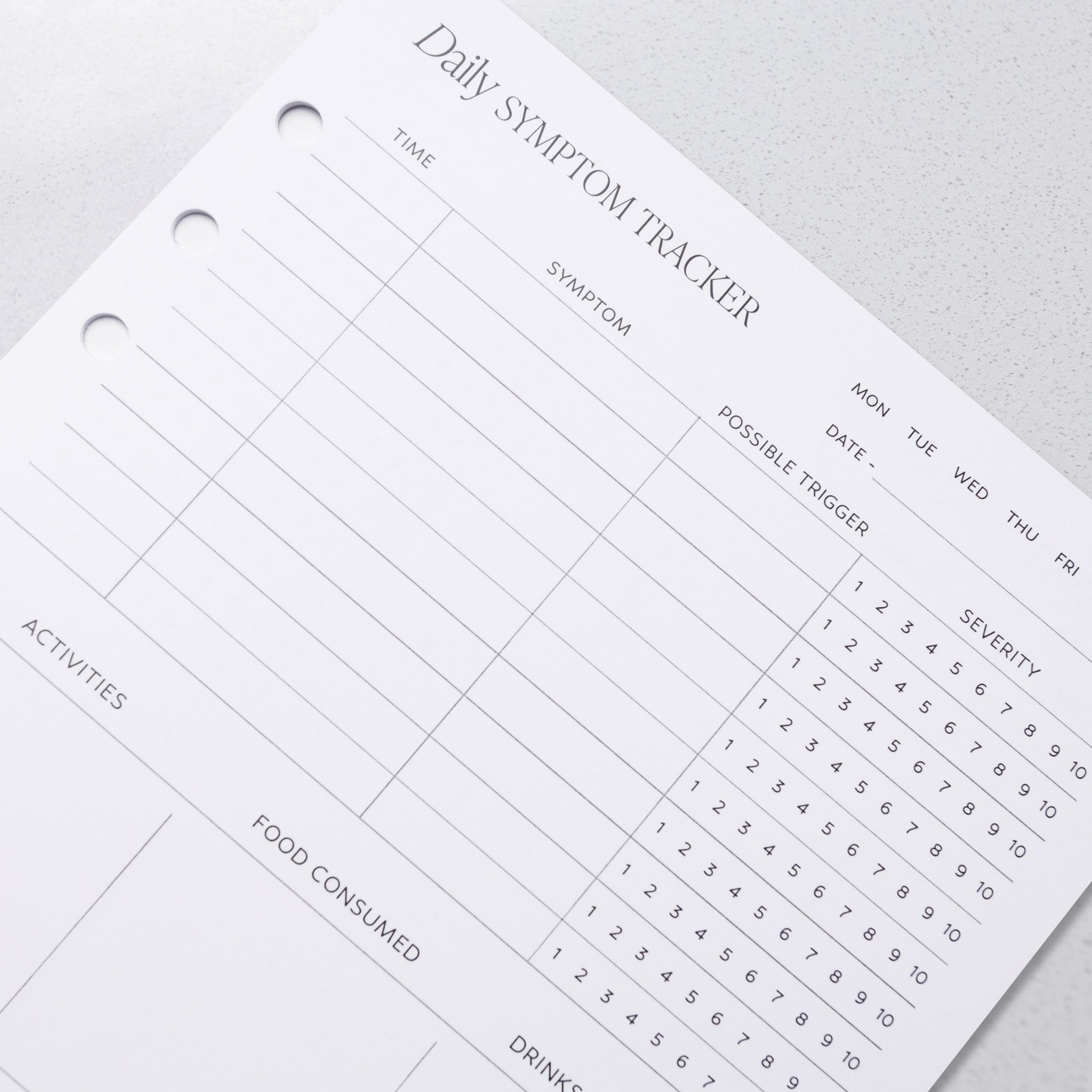 Daily Symptom Tracker