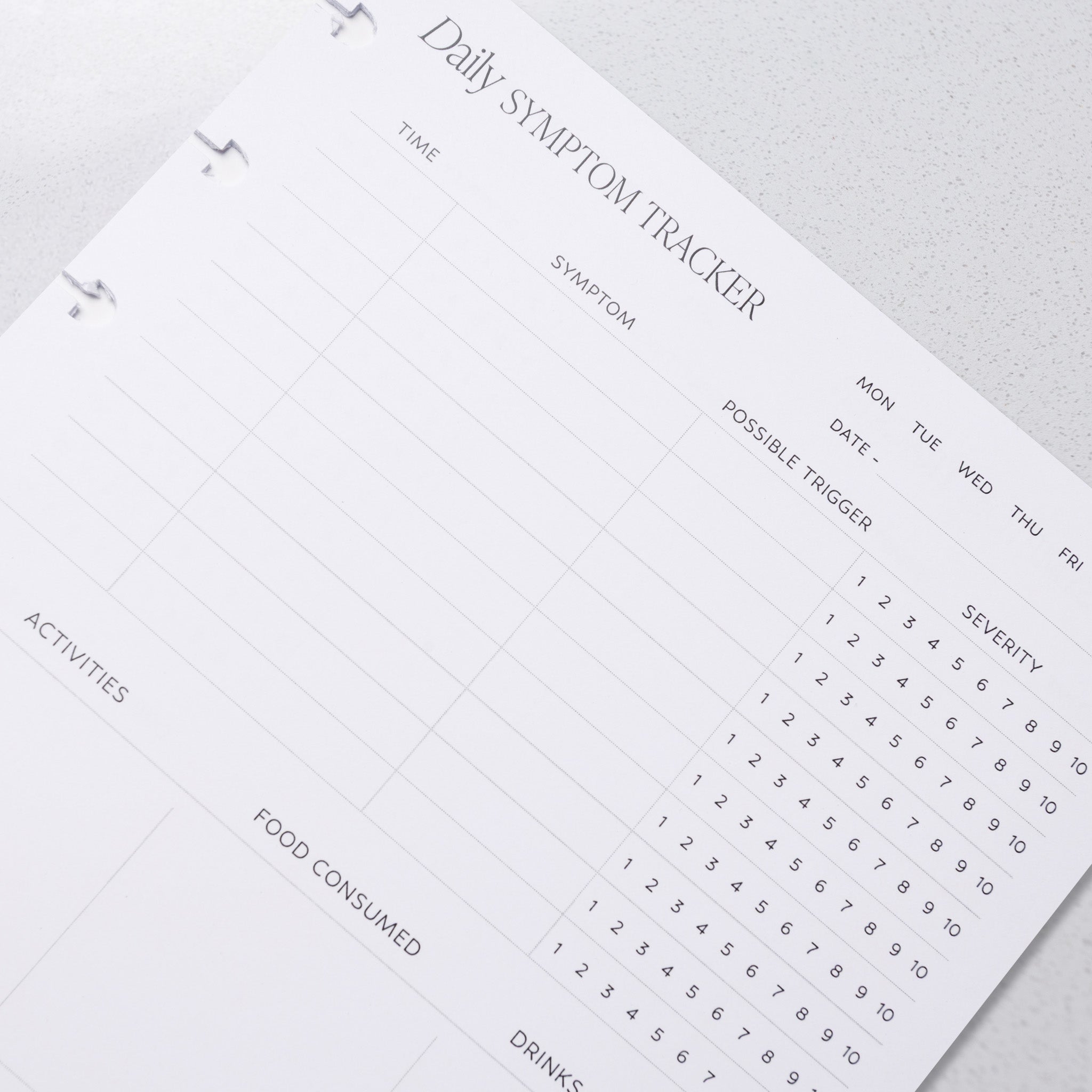 Daily Symptom Tracker