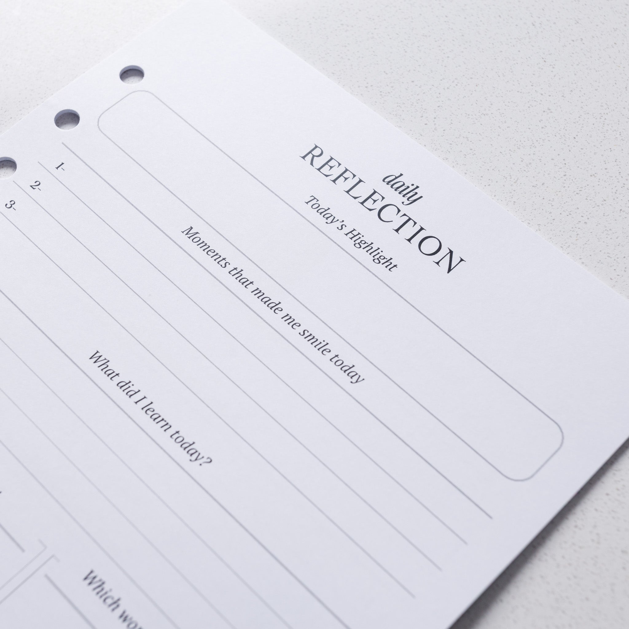 Daily Gratitude & Reflections